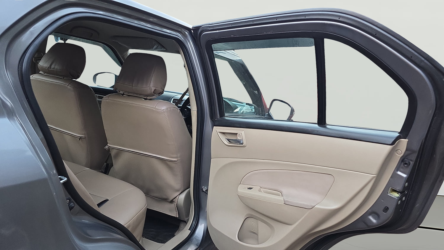 Used 2014 Maruti Suzuki Swift Dzire VXI Petrol Manual interior RIGHT REAR DOOR OPEN VIEW