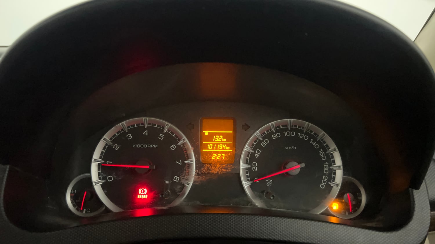 Used 2015 Maruti Suzuki Swift Dzire VXI Petrol Manual interior CLUSTERMETER VIEW