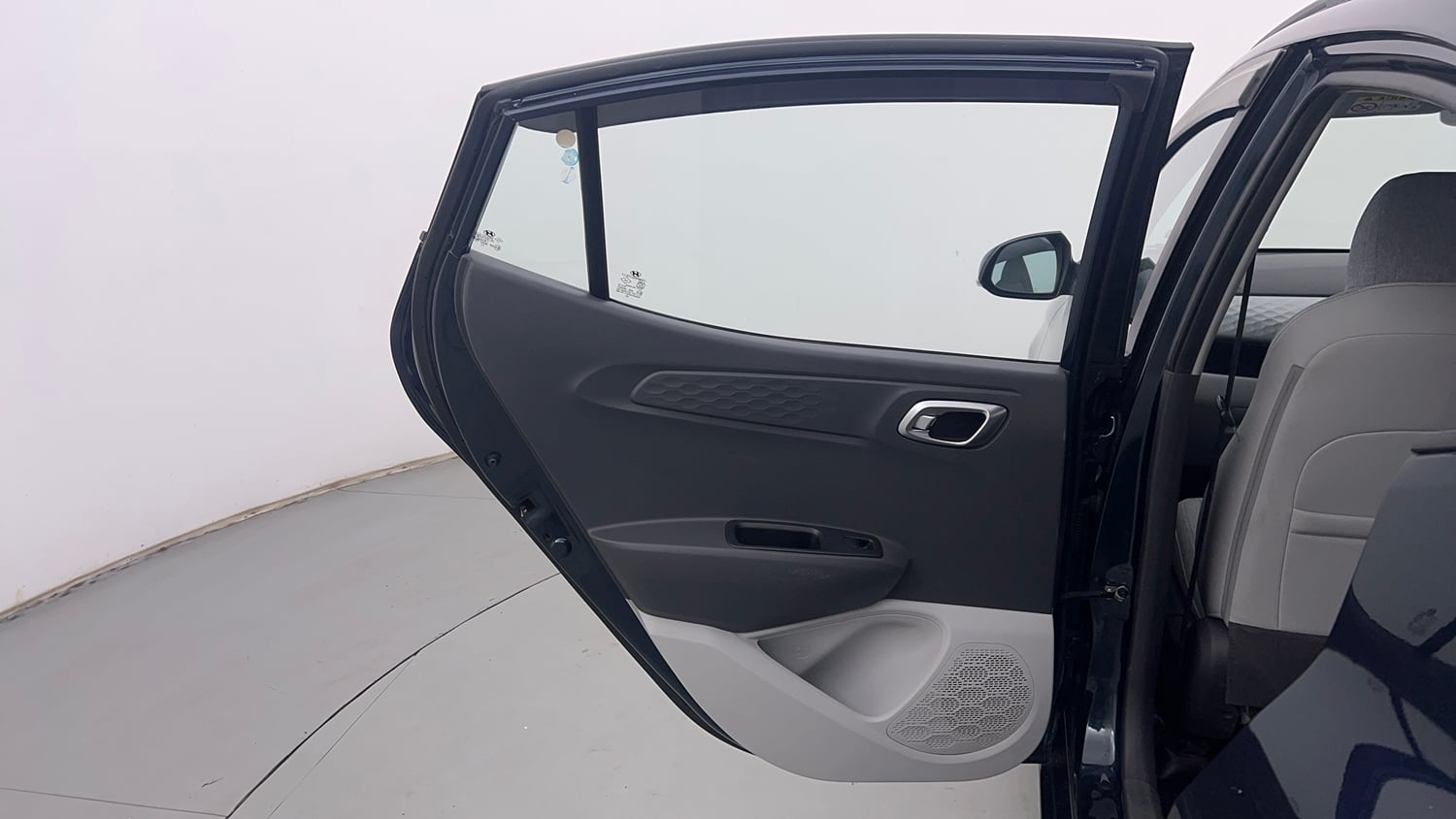 Used 2022 Hyundai Grand i10 Nios Sportz 1.2 Kappa VTVT Petrol Manual interior LEFT REAR DOOR OPEN VIEW
