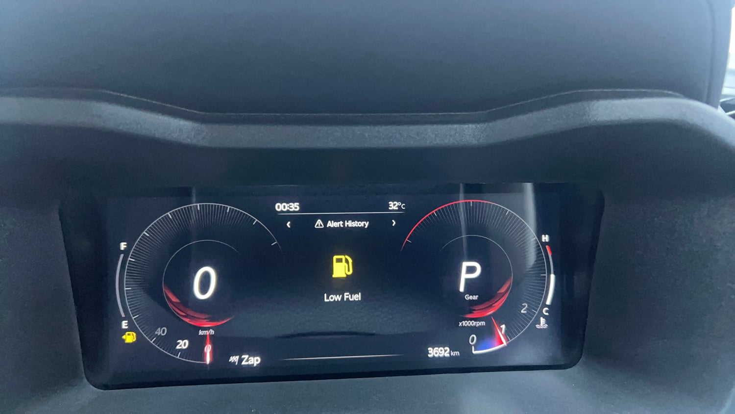 Used 2025 Mahindra XUV 3XO AX7 1.2 Petrol AT Petrol Automatic interior CLUSTERMETER VIEW