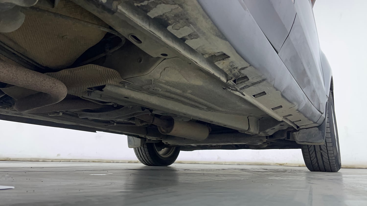 Used 2019 Ford EcoSport Titanium + 1.5L Ti-VCT AT Petrol Automatic extra REAR RIGHT UNDERBODY VIEW