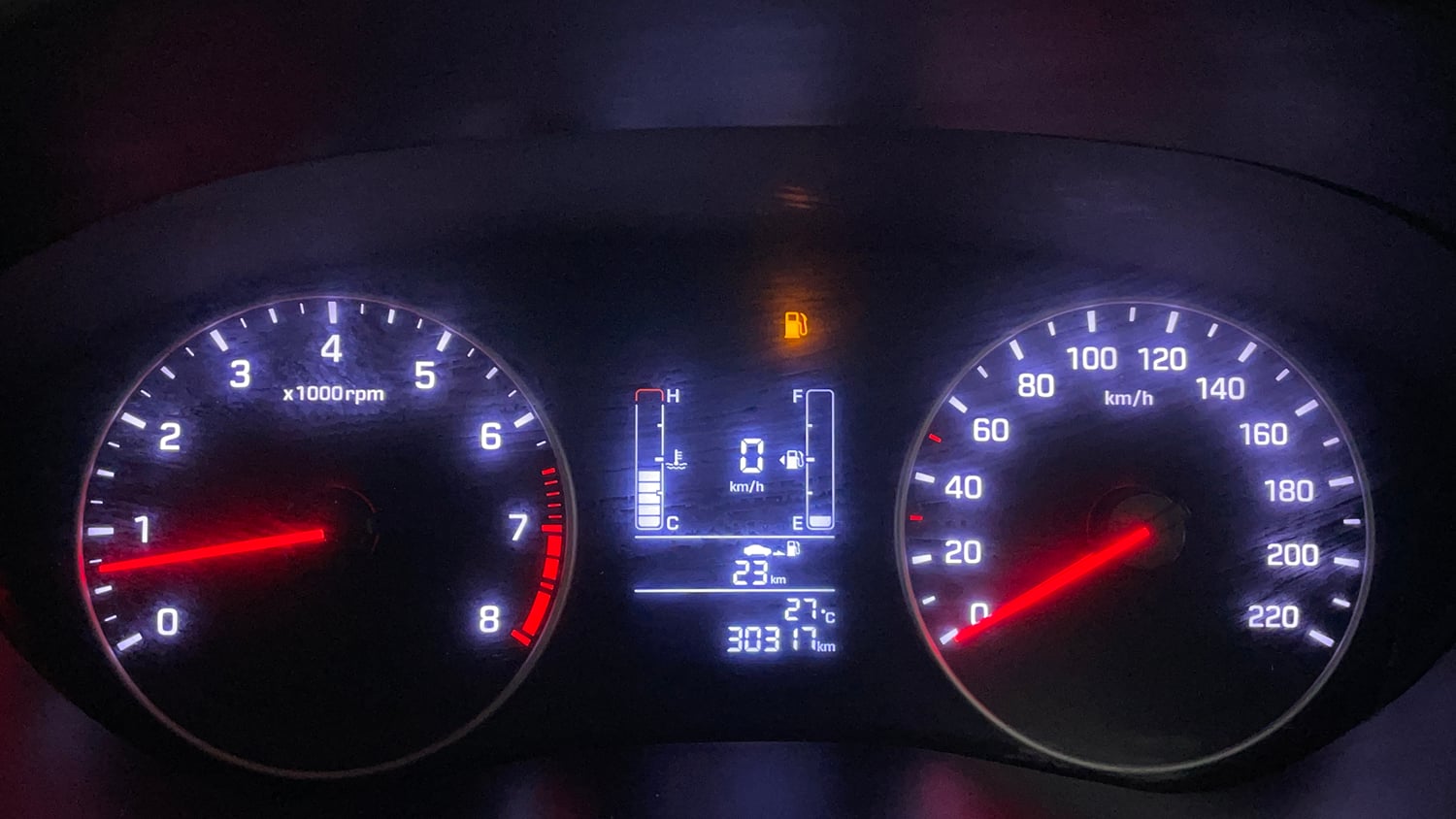 Used 2020 Hyundai Elite i20 Sportz Plus 1.2 Petrol Manual interior CLUSTERMETER VIEW