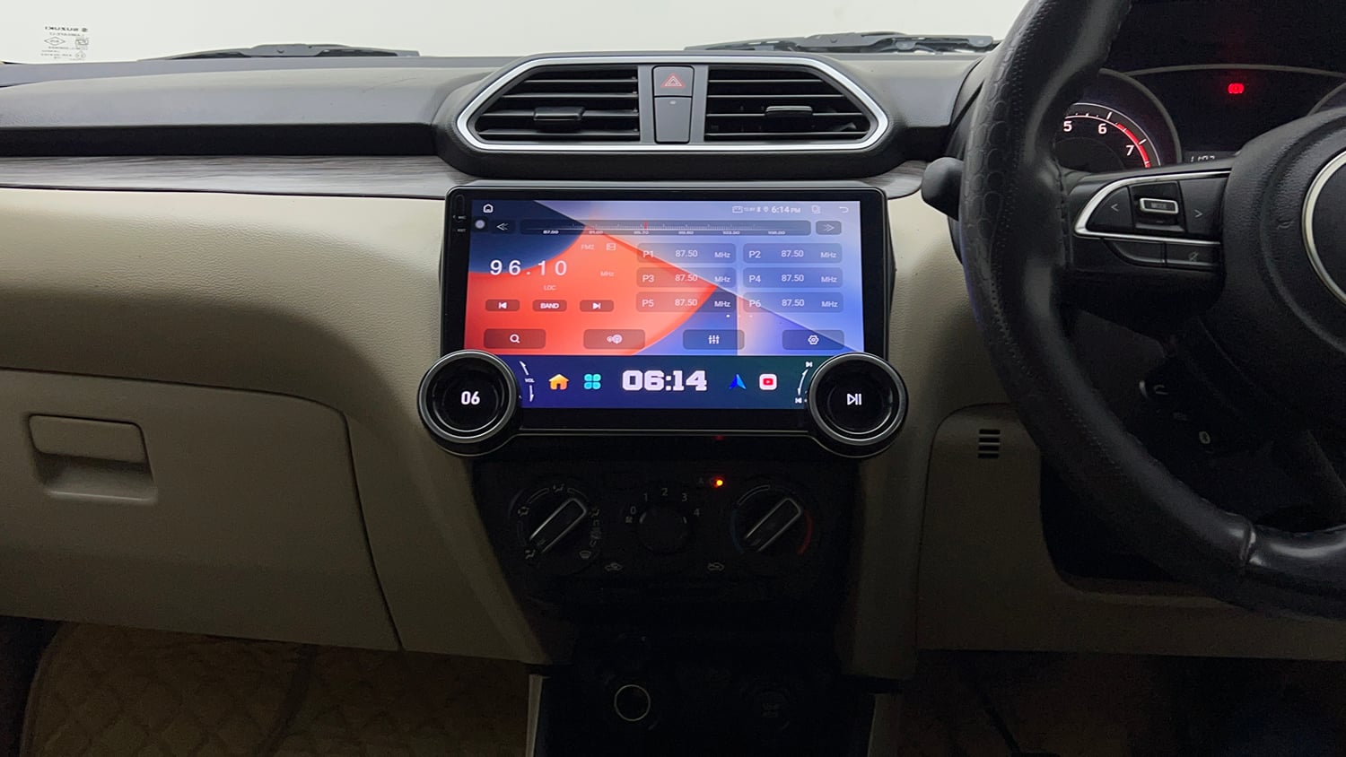 Used 2021 Maruti Suzuki Dzire VXi Petrol Manual interior MUSIC SYSTEM & AC CONTROL VIEW