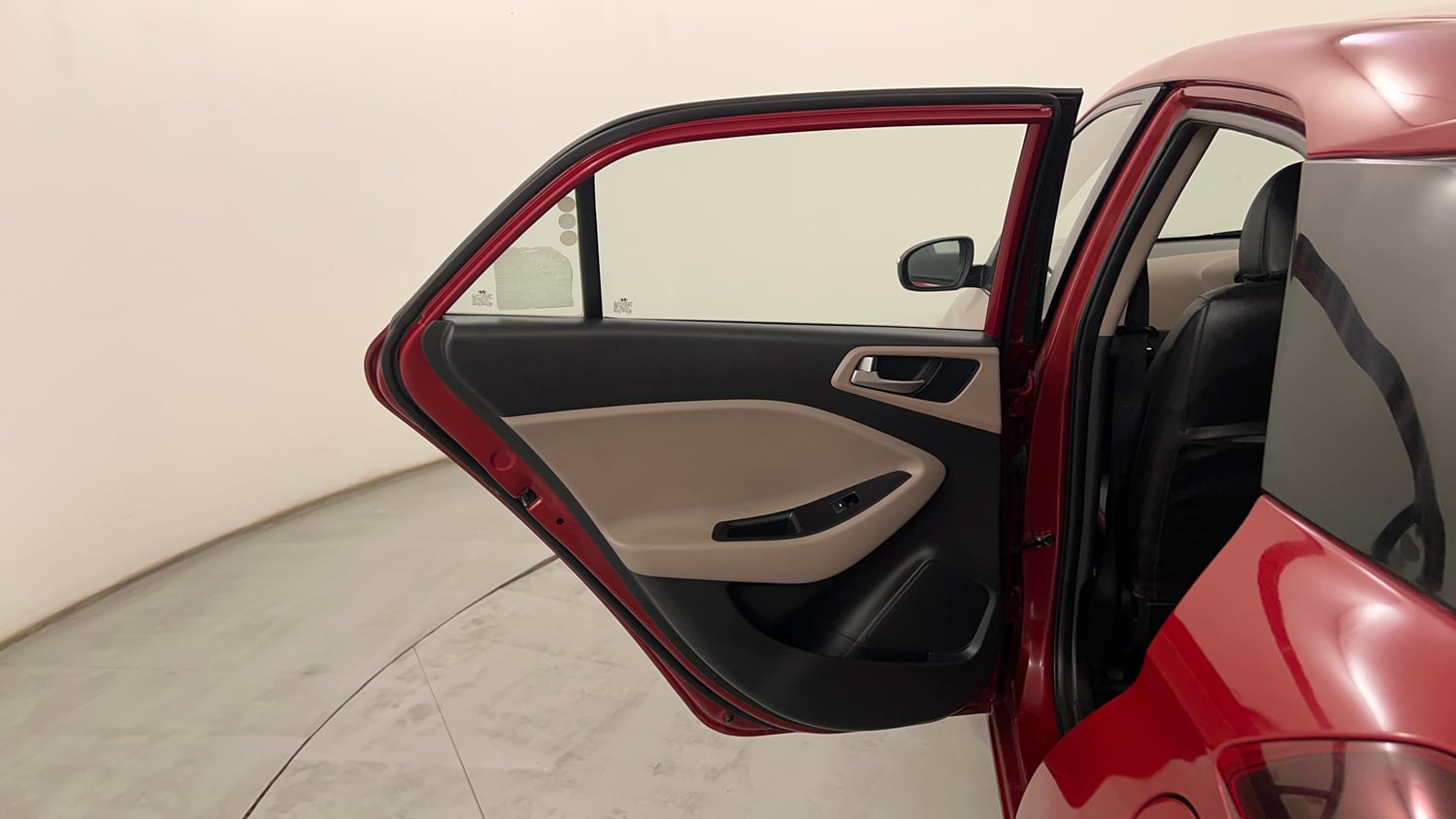 Used 2019 Hyundai Elite i20 Sportz Plus 1.2 Petrol Manual interior LEFT REAR DOOR OPEN VIEW