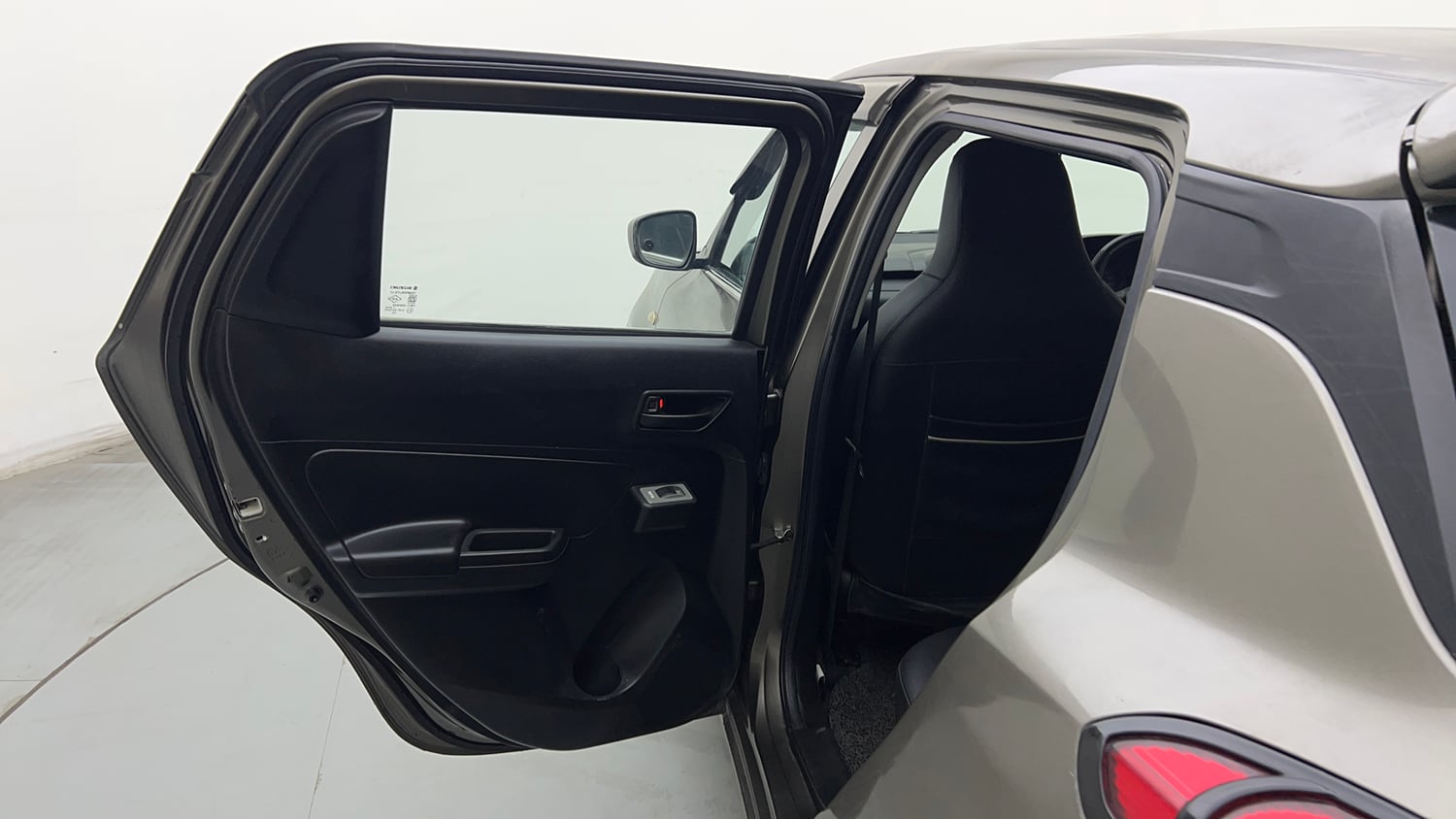 Used 2021 Maruti Suzuki Swift LXi Petrol Manual interior LEFT REAR DOOR OPEN VIEW