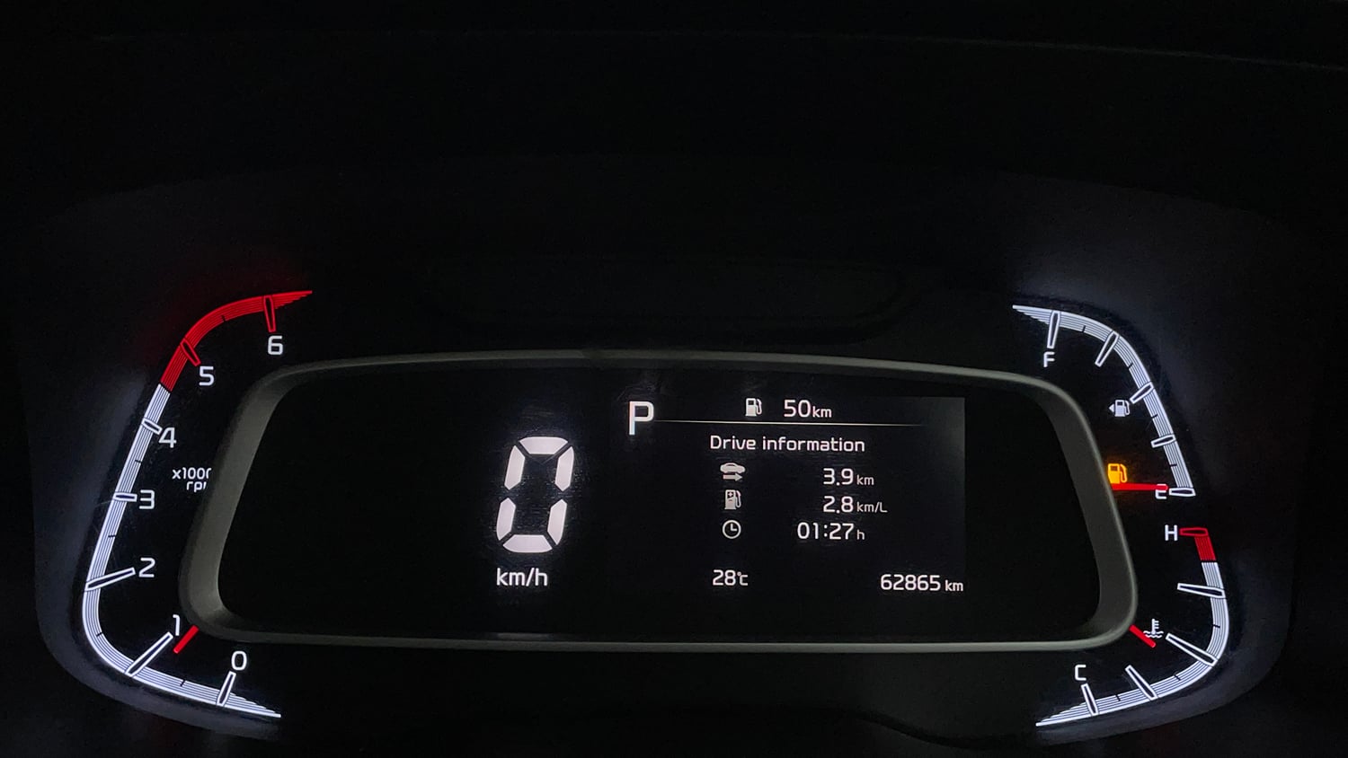Used 2020 Kia Sonet GTX Plus 1.5 AT Diesel Automatic interior CLUSTERMETER VIEW