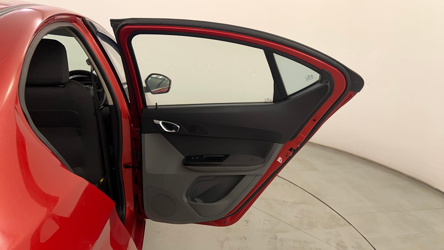 Used 2017 Tata Tigor Revotron XZ (O) Petrol Manual interior RIGHT REAR DOOR OPEN VIEW
