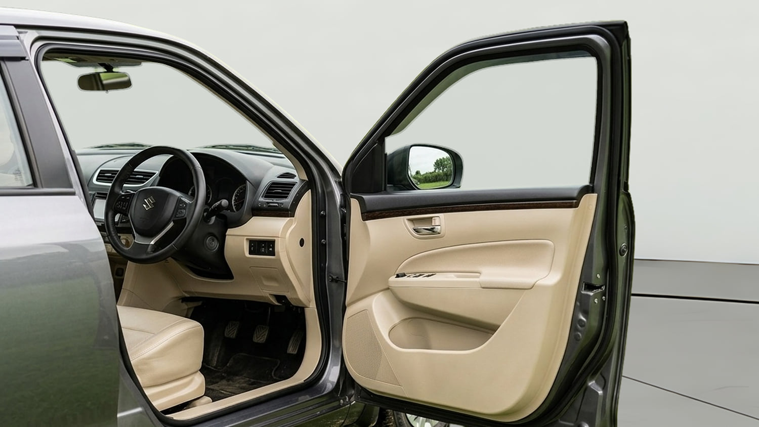 Used 2014 Maruti Suzuki Swift Dzire VXI Petrol Manual interior RIGHT FRONT DOOR OPEN VIEW
