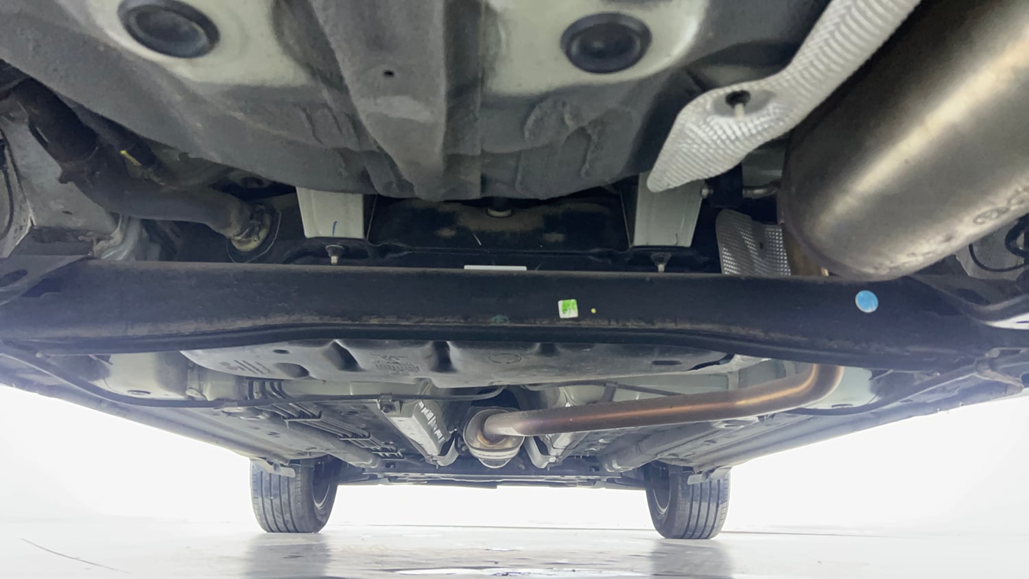 Used 2022 Kia Sonet GTX Plus 1.0 iMT Petrol Manual extra REAR UNDERBODY VIEW (TAKEN FROM REAR)