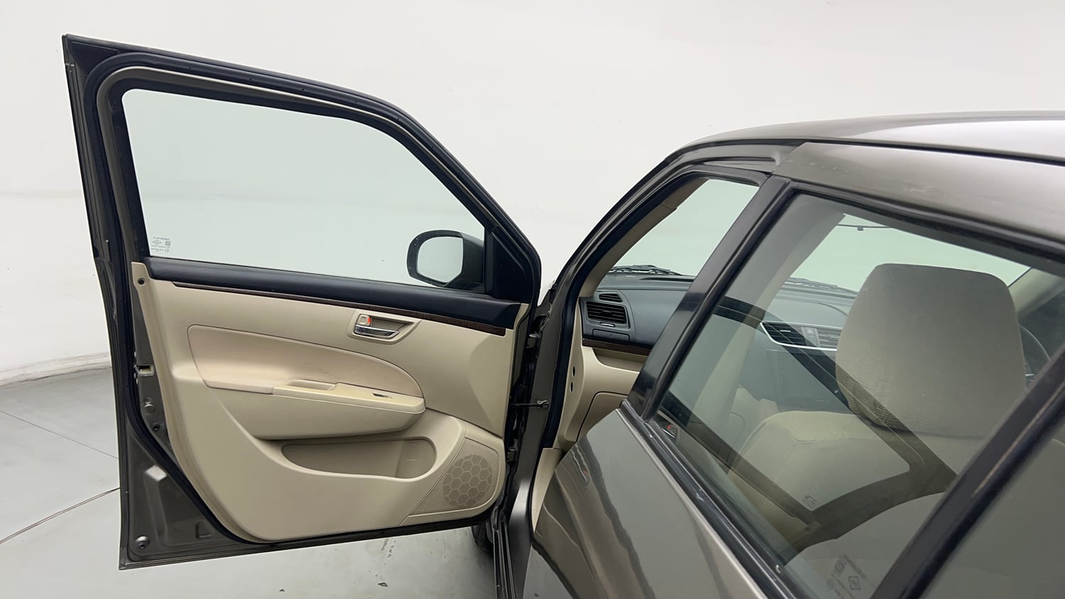 Used 2015 Maruti Suzuki Swift Dzire VXI Petrol Manual interior LEFT FRONT DOOR OPEN VIEW