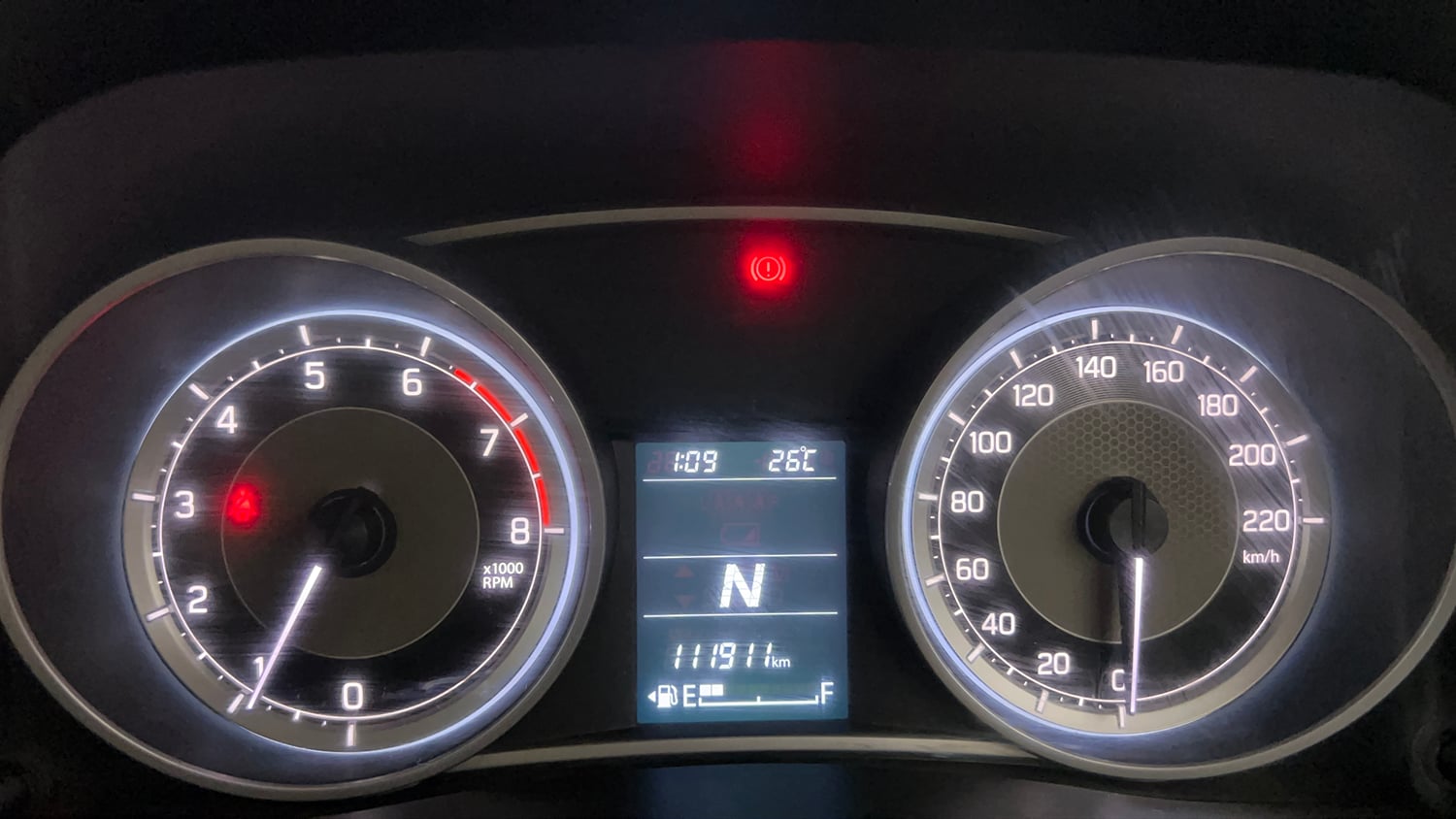 Used 2017 Maruti Suzuki Dzire ZXi AMT Petrol Automatic interior CLUSTERMETER VIEW