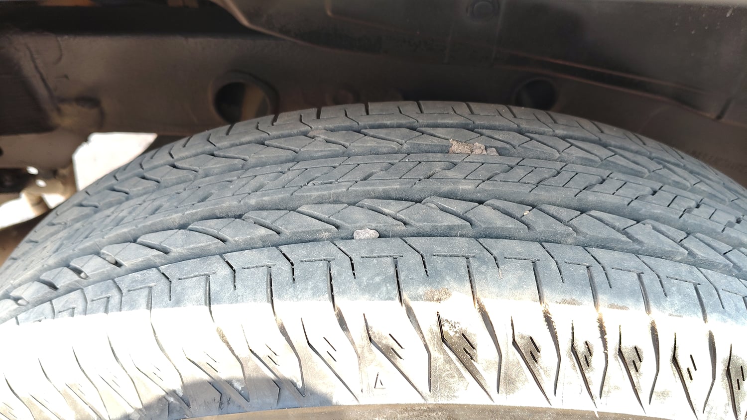 Used 2024 Maruti Suzuki Jimny Zeta MT Petrol Manual tyres RIGHT REAR TYRE TREAD VIEW