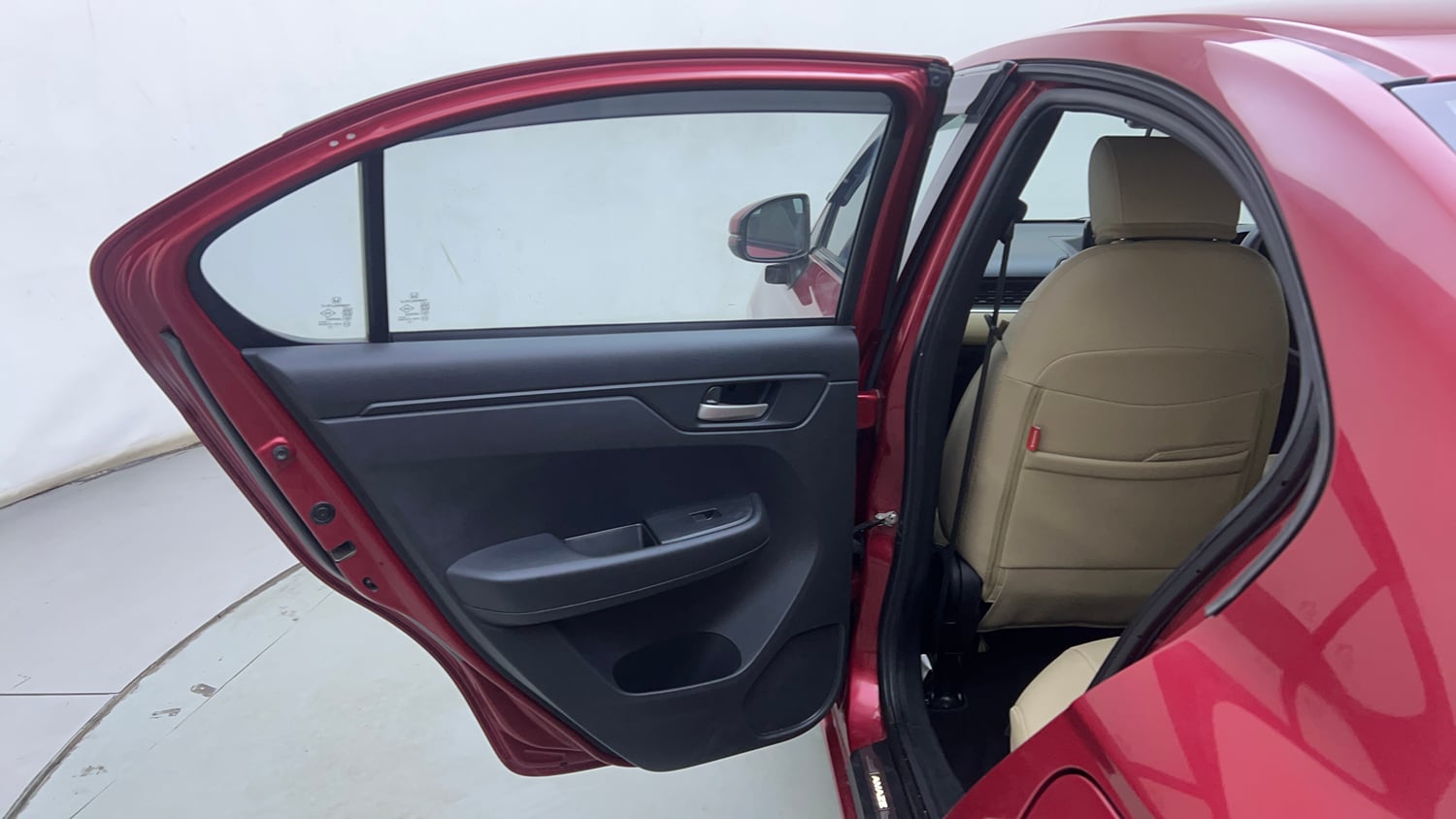 Used 2025 Honda Amaze ZX 1.2 Petrol CVT Petrol Automatic interior LEFT REAR DOOR OPEN VIEW