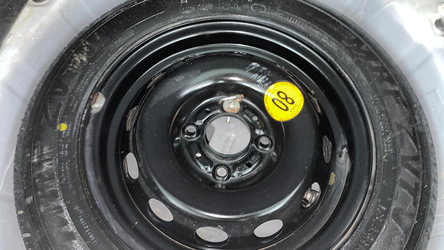 Used 2019 Tata Tiago Revotron XZ Plus Dual Tone Petrol Manual tyres SPARE TYRE VIEW