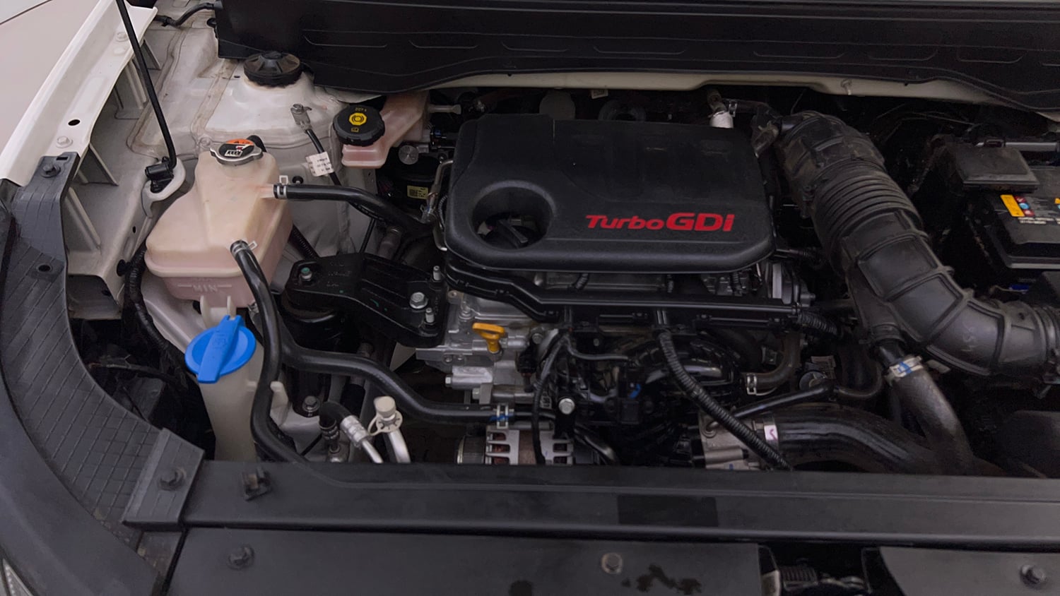 Used 2023 Hyundai Venue N-Line N6 DCT Dual Tone Petrol Automatic engine ENGINE RIGHT SIDE VIEW
