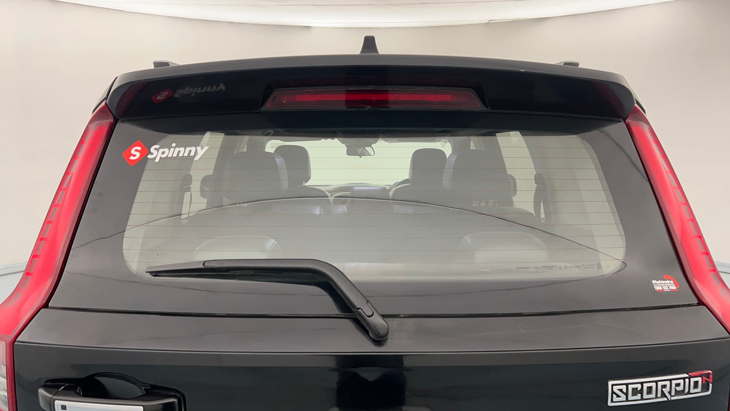 Used 2022 Mahindra Scorpio N Z8 L Petrol AT 7 STR Petrol Automatic exterior BACK WINDSHIELD VIEW