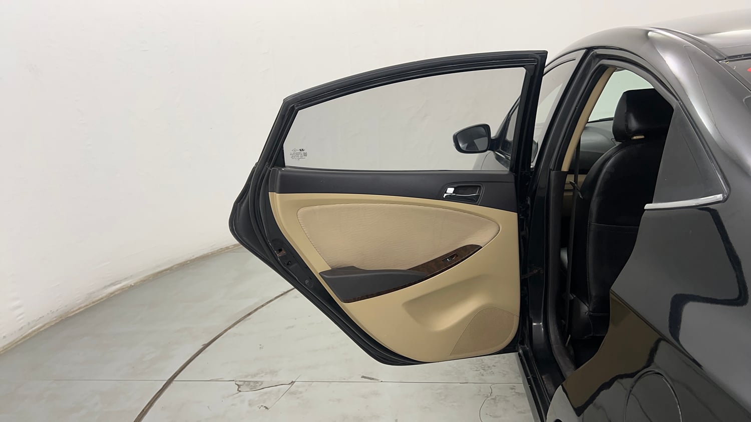 Used 2013 Hyundai Verna Fluidic 1.6 VTVT SX Petrol Manual interior LEFT REAR DOOR OPEN VIEW