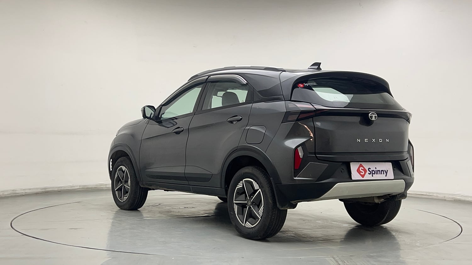 Used 2024 Tata Nexon Creative Plus S 1.2 Revotron Petrol 6AMT Petrol Automatic exterior LEFT REAR CORNER VIEW