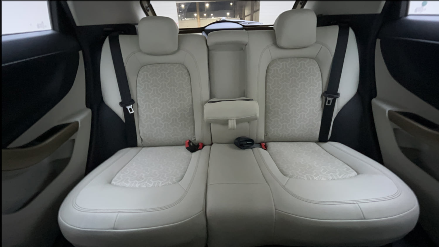 Used 2022 Tata Nexon XZA Plus (Premium) Diesel Jet Diesel Automatic interior REAR SEAT CONDITION VIEW