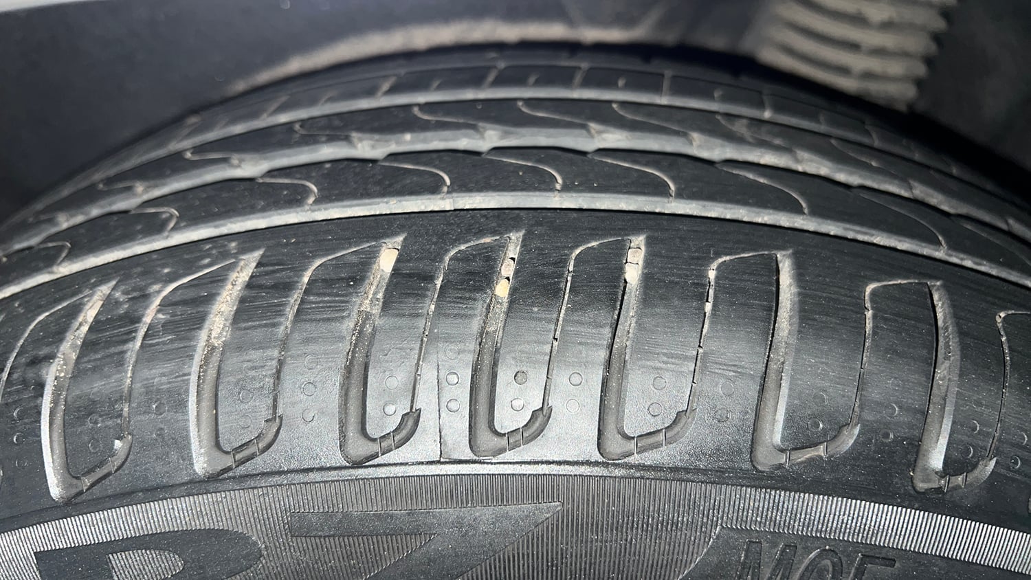 Used 2024 Mercedes-Benz A-Class Limousine 200 Petrol Automatic tyres LEFT REAR TYRE TREAD VIEW
