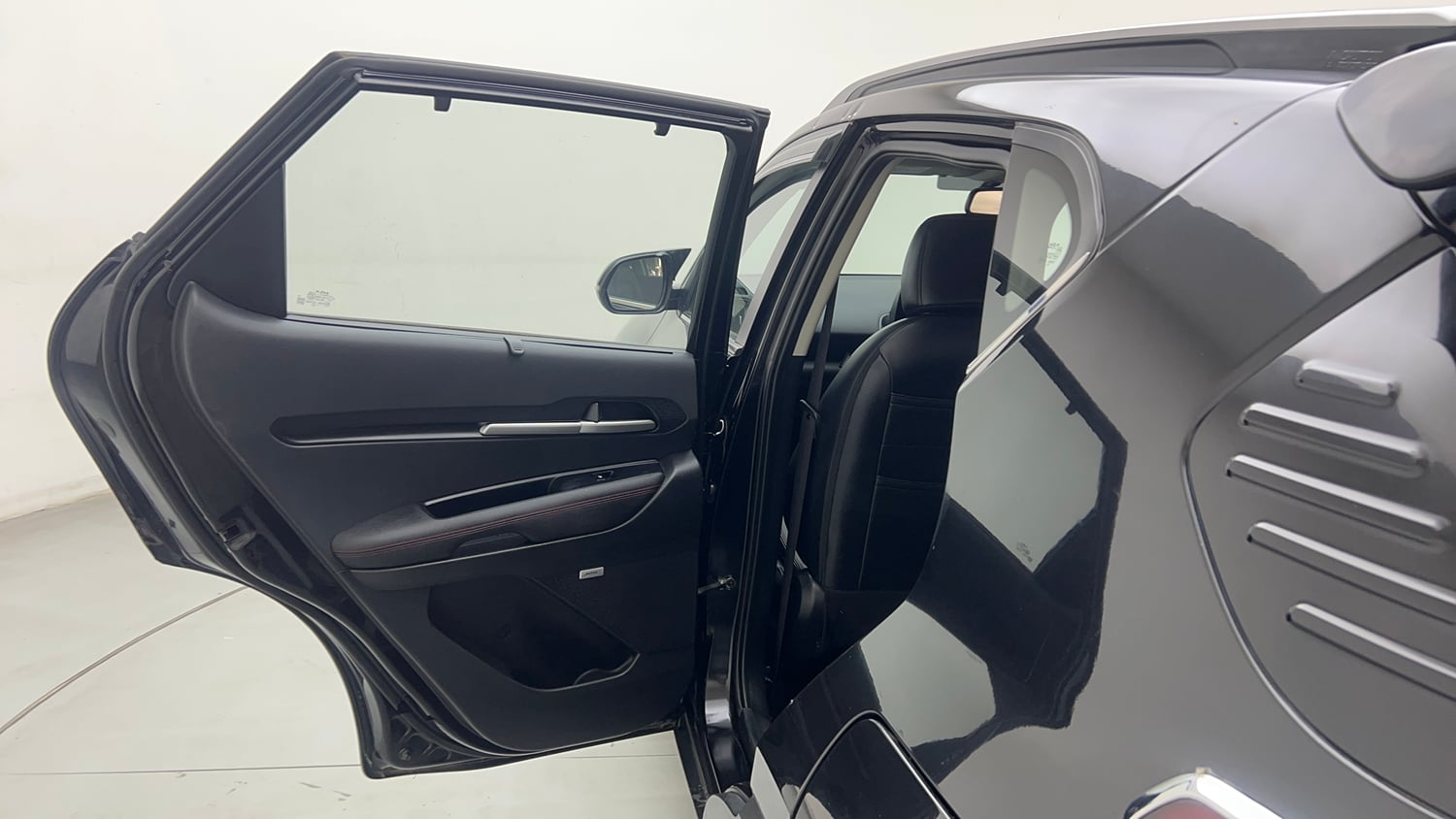 Used 2023 Kia Sonet GTX Plus 1.0 Turbo Petrol DCT Petrol Automatic interior LEFT REAR DOOR OPEN VIEW
