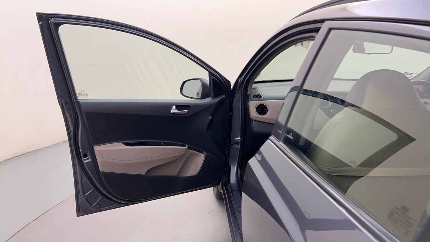 Used 2016 Hyundai Grand i10 Sportz 1.2 Kappa VTVT Petrol Manual interior LEFT FRONT DOOR OPEN VIEW