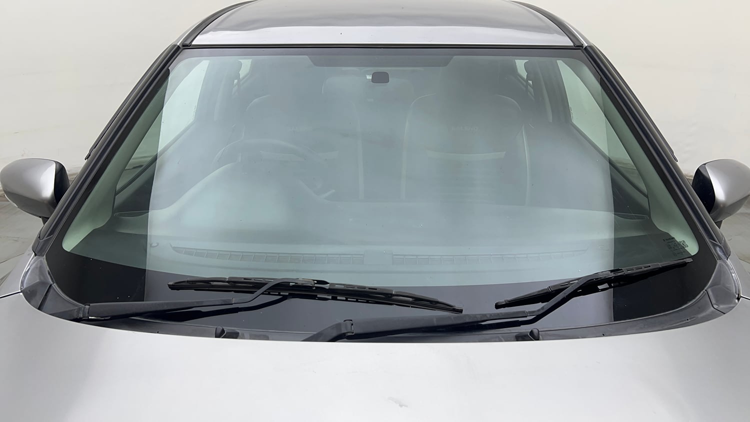 Used 2019 Maruti Suzuki Baleno Delta Petrol Manual exterior FRONT WINDSHIELD VIEW