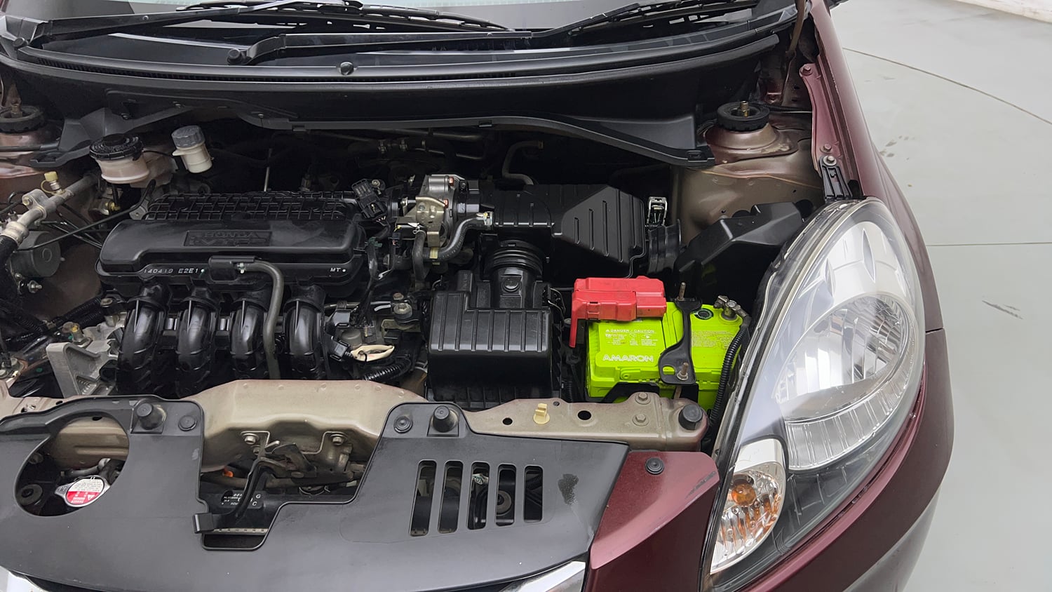 Used 2014 Honda Amaze 1.2 SX i-VTEC Petrol Manual engine ENGINE LEFT SIDE VIEW