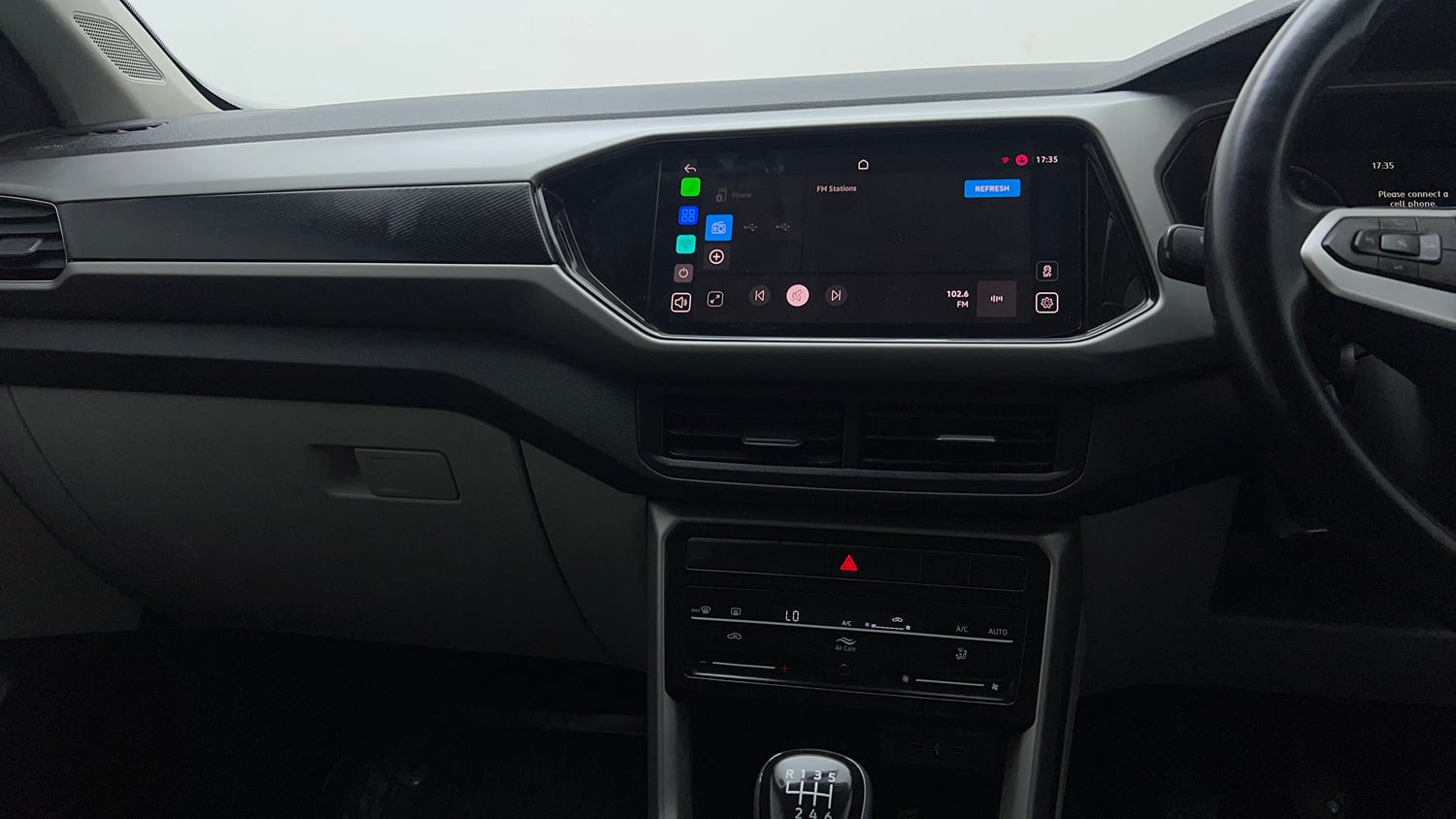Used 2022 Volkswagen Taigun Highline 1.0 TSI MT Petrol Manual interior MUSIC SYSTEM & AC CONTROL VIEW