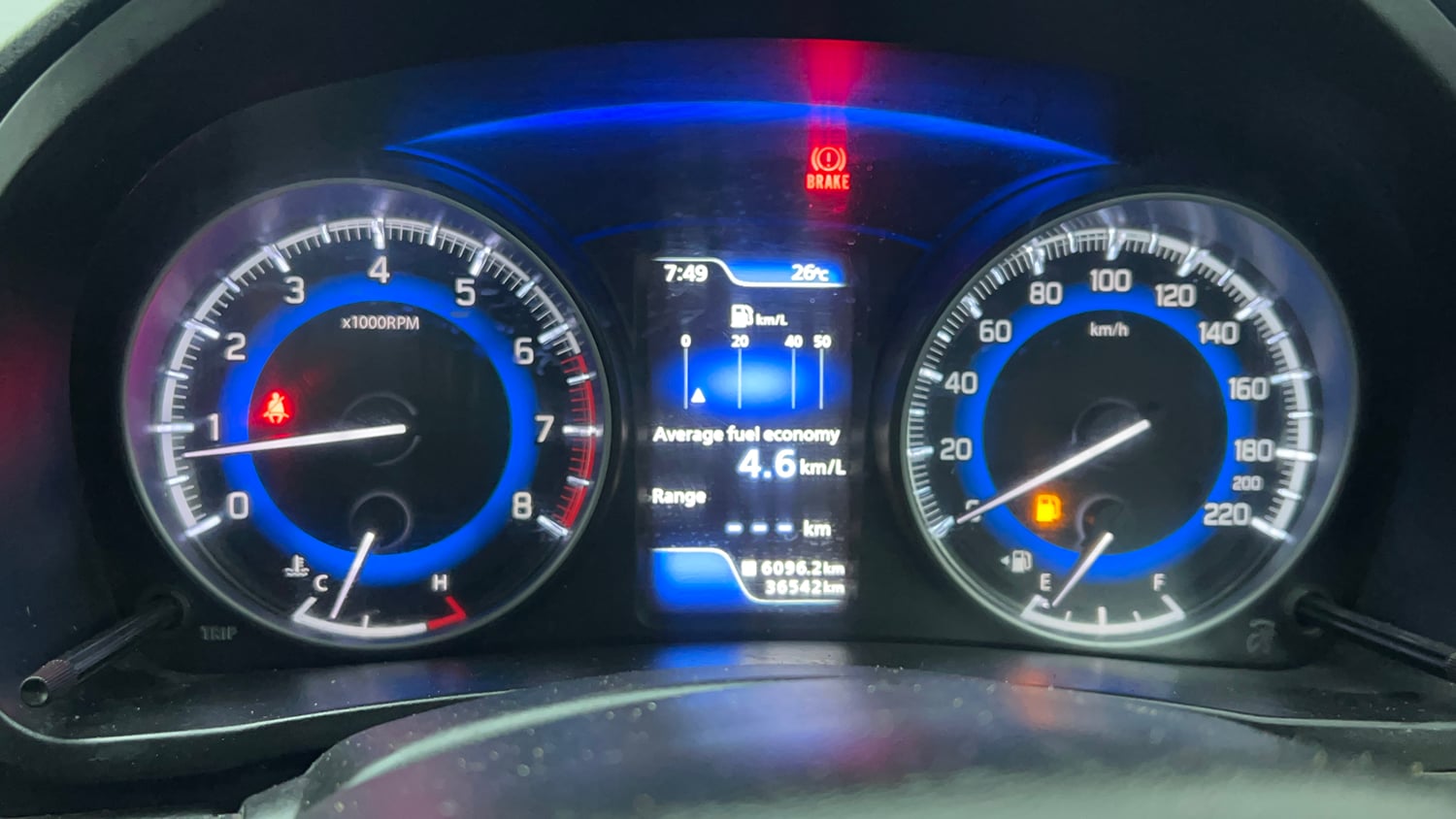 Used 2020 Maruti Suzuki Baleno Zeta Petrol Manual interior CLUSTERMETER VIEW
