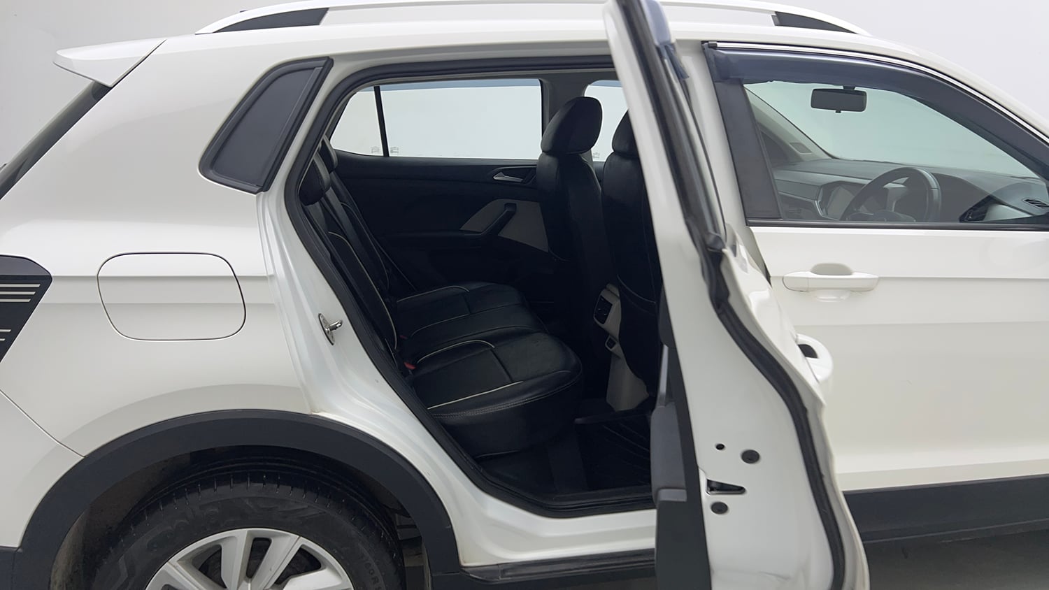 Used 2022 Volkswagen Taigun Highline 1.0 TSI MT Petrol Manual interior RIGHT SIDE REAR DOOR CABIN VIEW