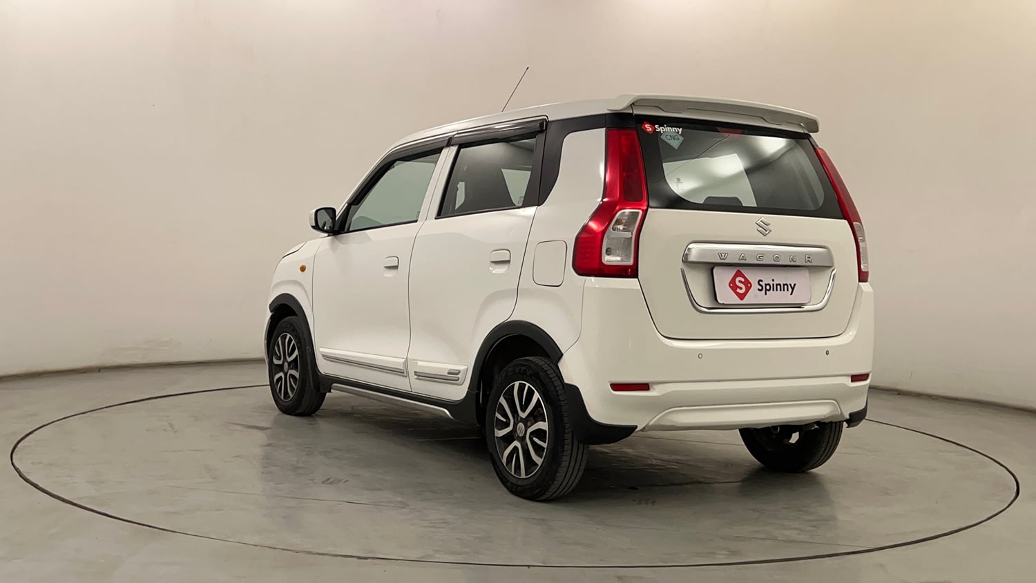 Used 2023 Maruti Suzuki Wagon R VXI 1.0 CNG Cng Manual exterior LEFT REAR CORNER VIEW
