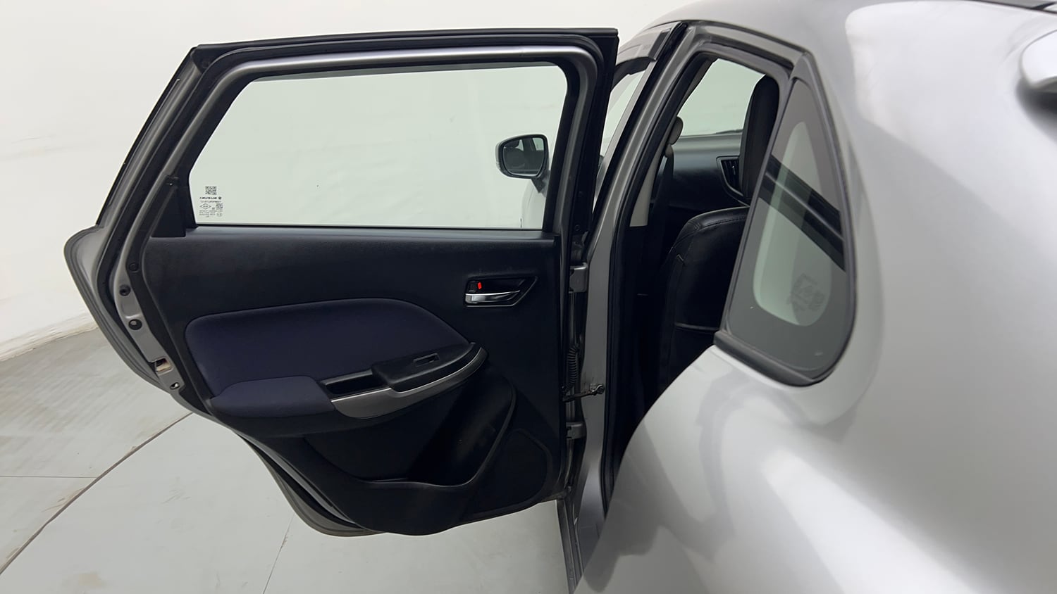 Used 2019 Maruti Suzuki Baleno Delta Petrol Manual interior LEFT REAR DOOR OPEN VIEW