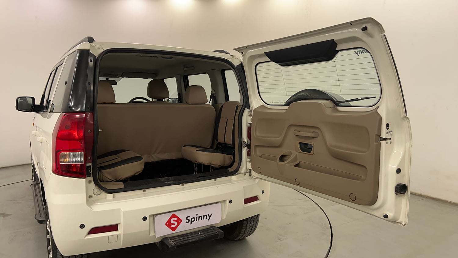 Used 2016 Mahindra TUV300 T8 Diesel Manual interior DICKY DOOR OPEN VIEW