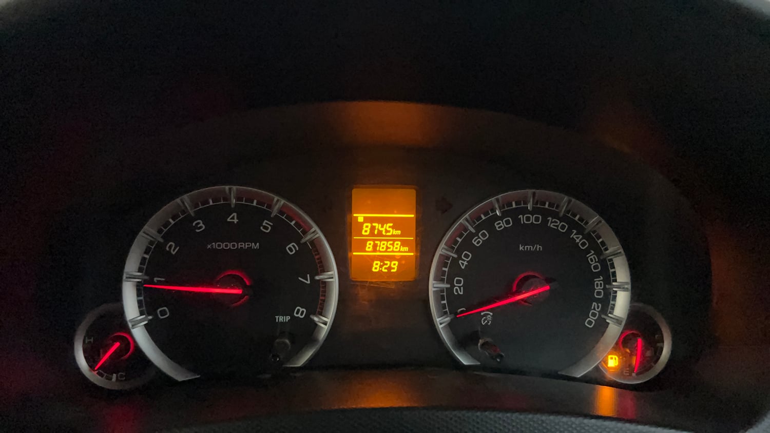Used 2016 Maruti Suzuki Swift Dzire VXI Petrol Manual interior CLUSTERMETER VIEW