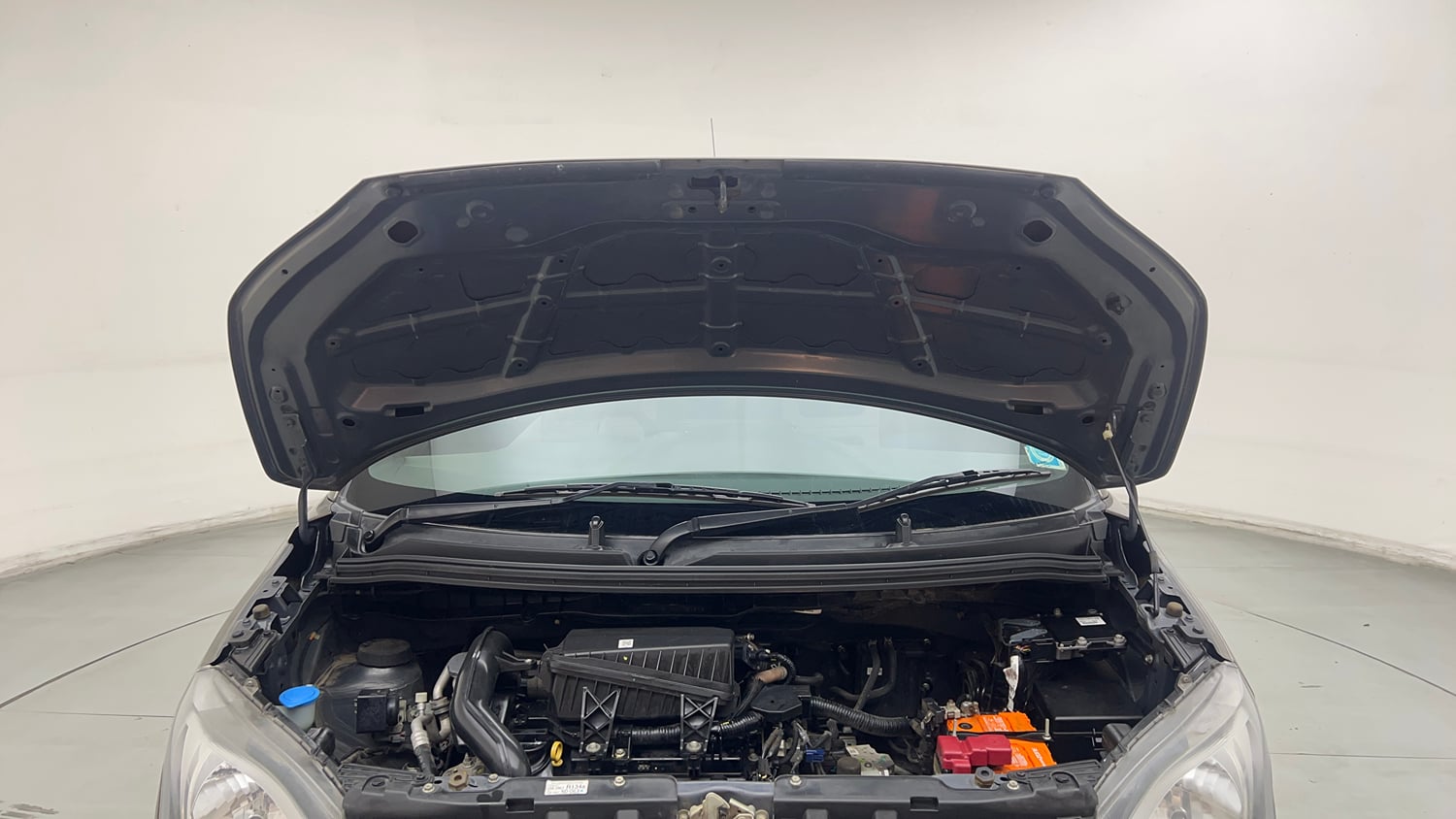 Used 2023 Maruti Suzuki Wagon R VXI 1.0 AGS Petrol Automatic engine ENGINE & BONNET OPEN FRONT VIEW
