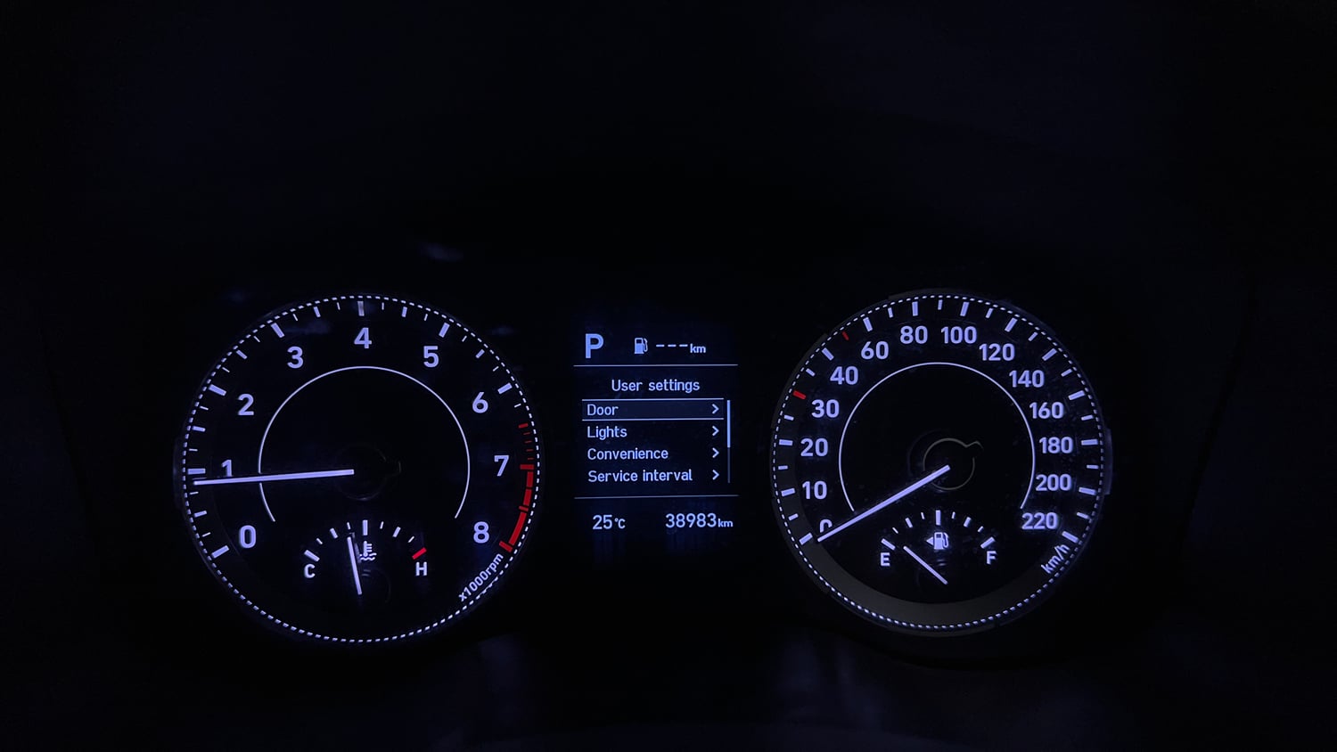 Used 2020 Hyundai Venue SX Plus 1.0 Turbo DCT Petrol Automatic interior CLUSTERMETER VIEW