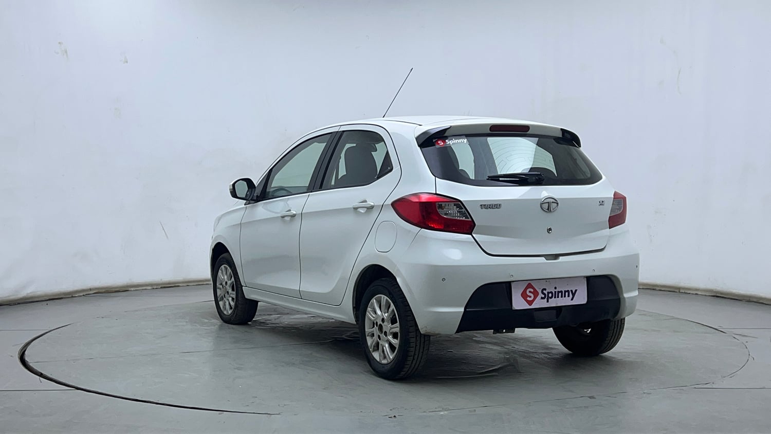 Used 2017 Tata Tiago Revotron XZ Petrol Manual exterior LEFT REAR CORNER VIEW
