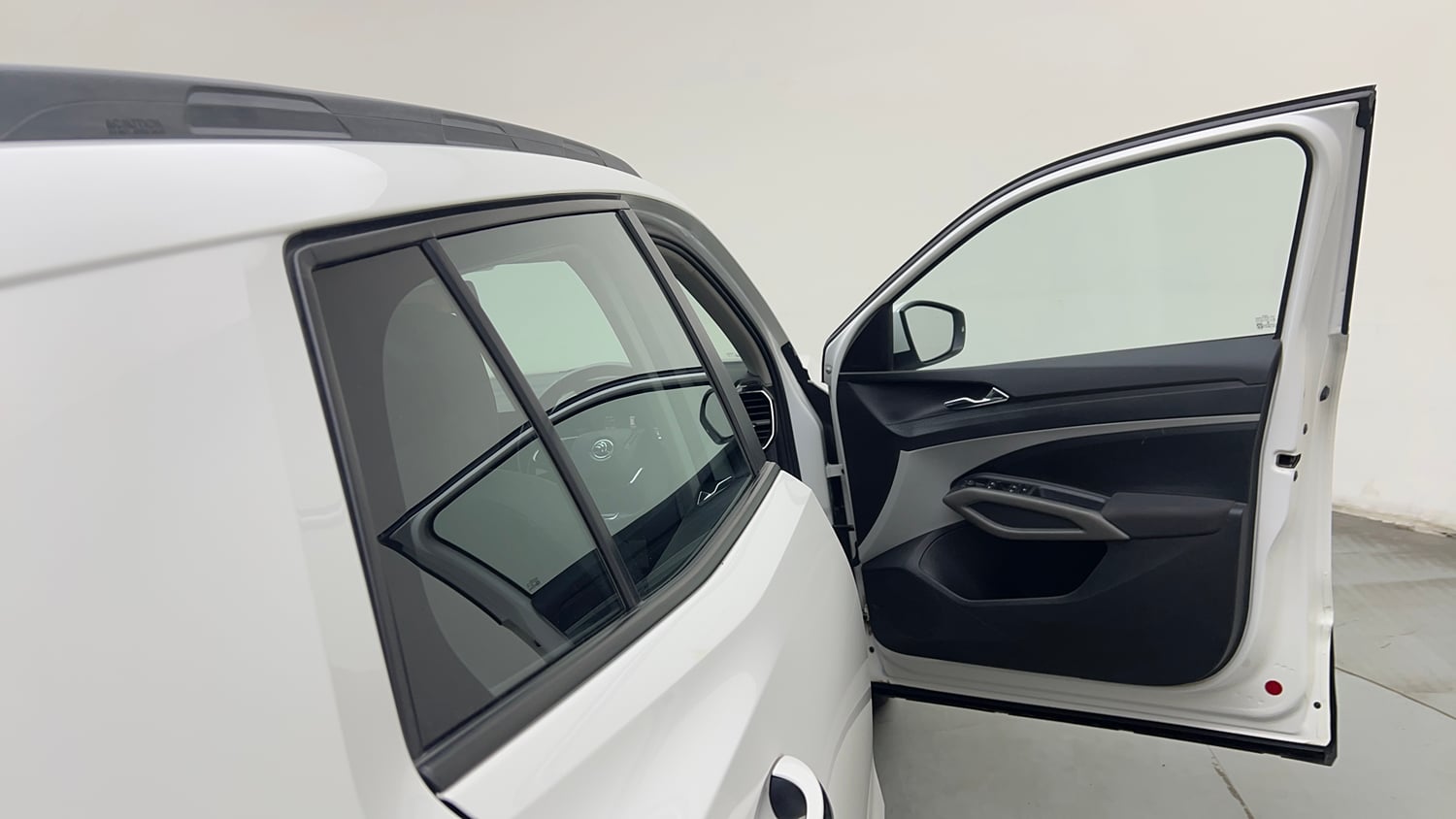 Used 2025 Skoda Kylaq Signature Plus AT Petrol Automatic interior RIGHT FRONT DOOR OPEN VIEW