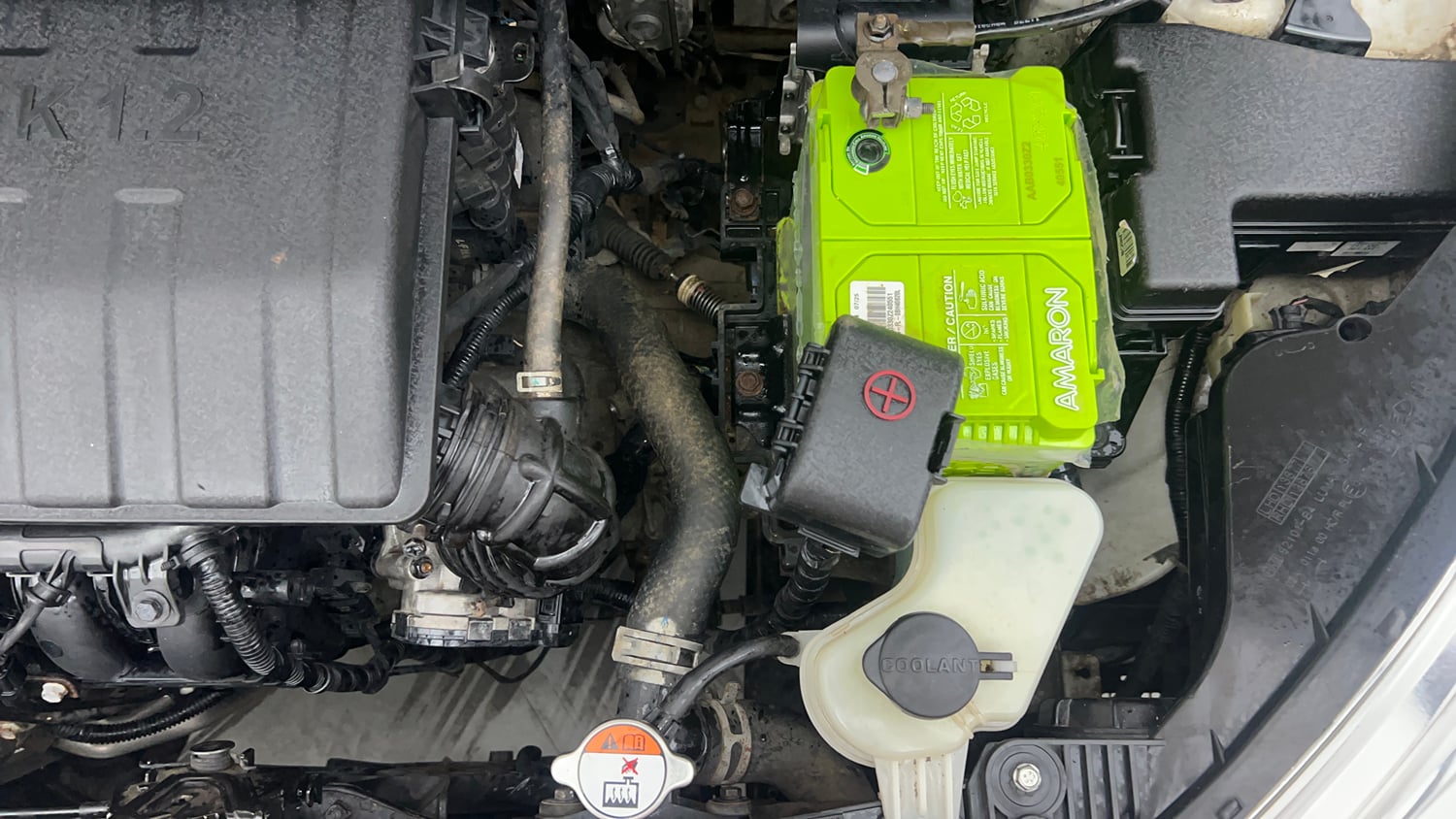 Used 2016 Hyundai Grand i10 Asta 1.2 Kappa VTVT Petrol Manual engine ENGINE LEFT SIDE VIEW