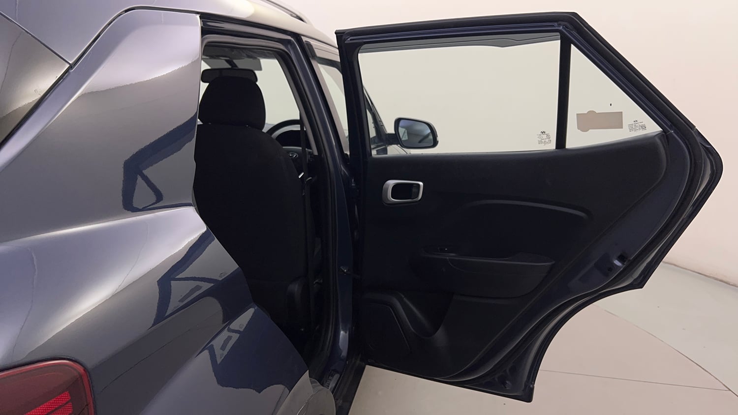 Used 2020 Hyundai Venue SX Plus 1.0 Turbo DCT Petrol Automatic interior RIGHT REAR DOOR OPEN VIEW