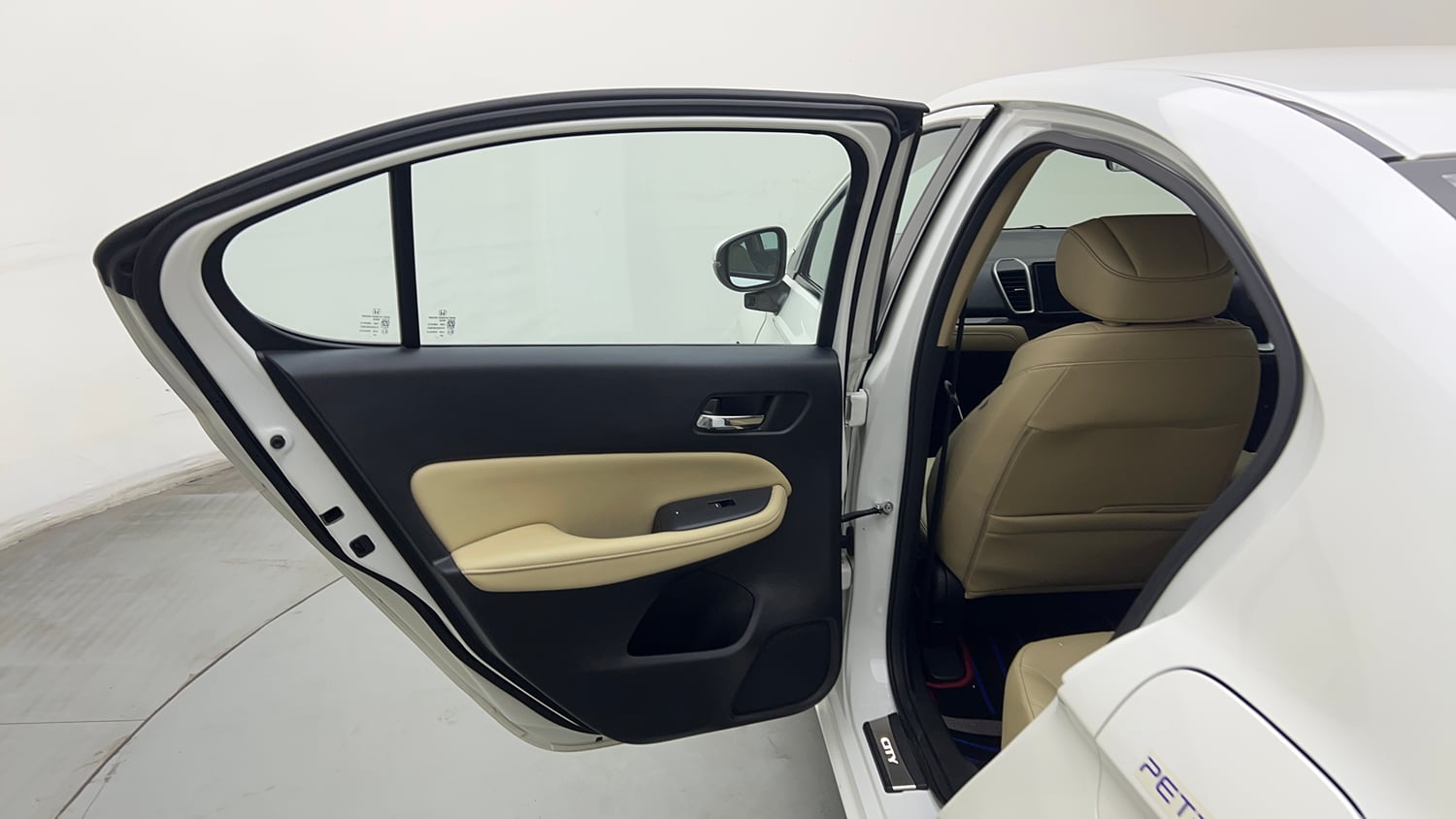 Used 2024 Honda City ZX Petrol CVT Petrol Automatic interior LEFT REAR DOOR OPEN VIEW