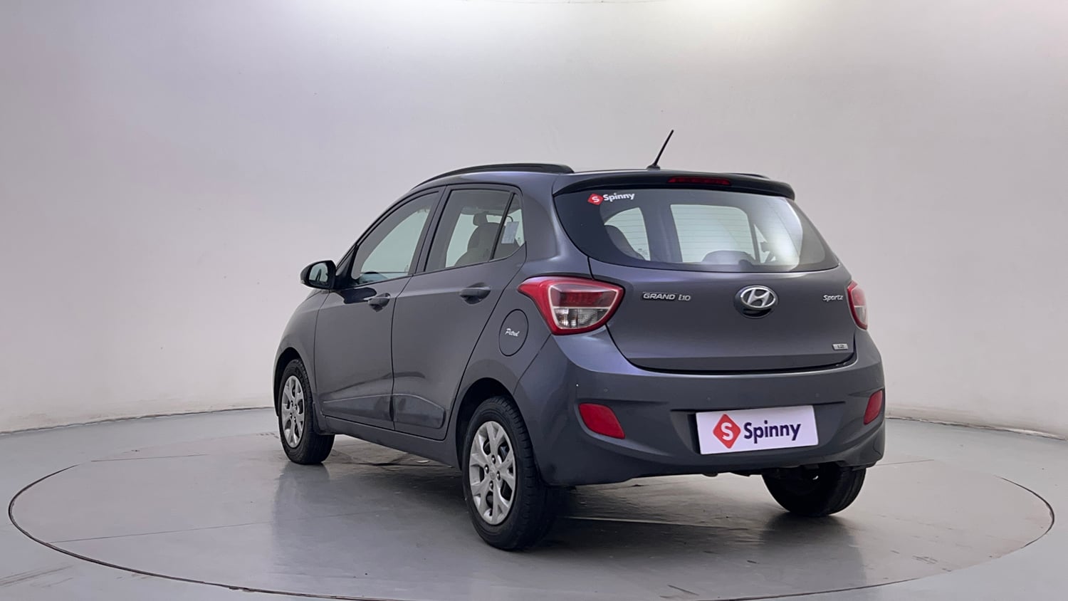 Used 2016 Hyundai Grand i10 Sportz 1.2 Kappa VTVT Petrol Manual exterior LEFT REAR CORNER VIEW