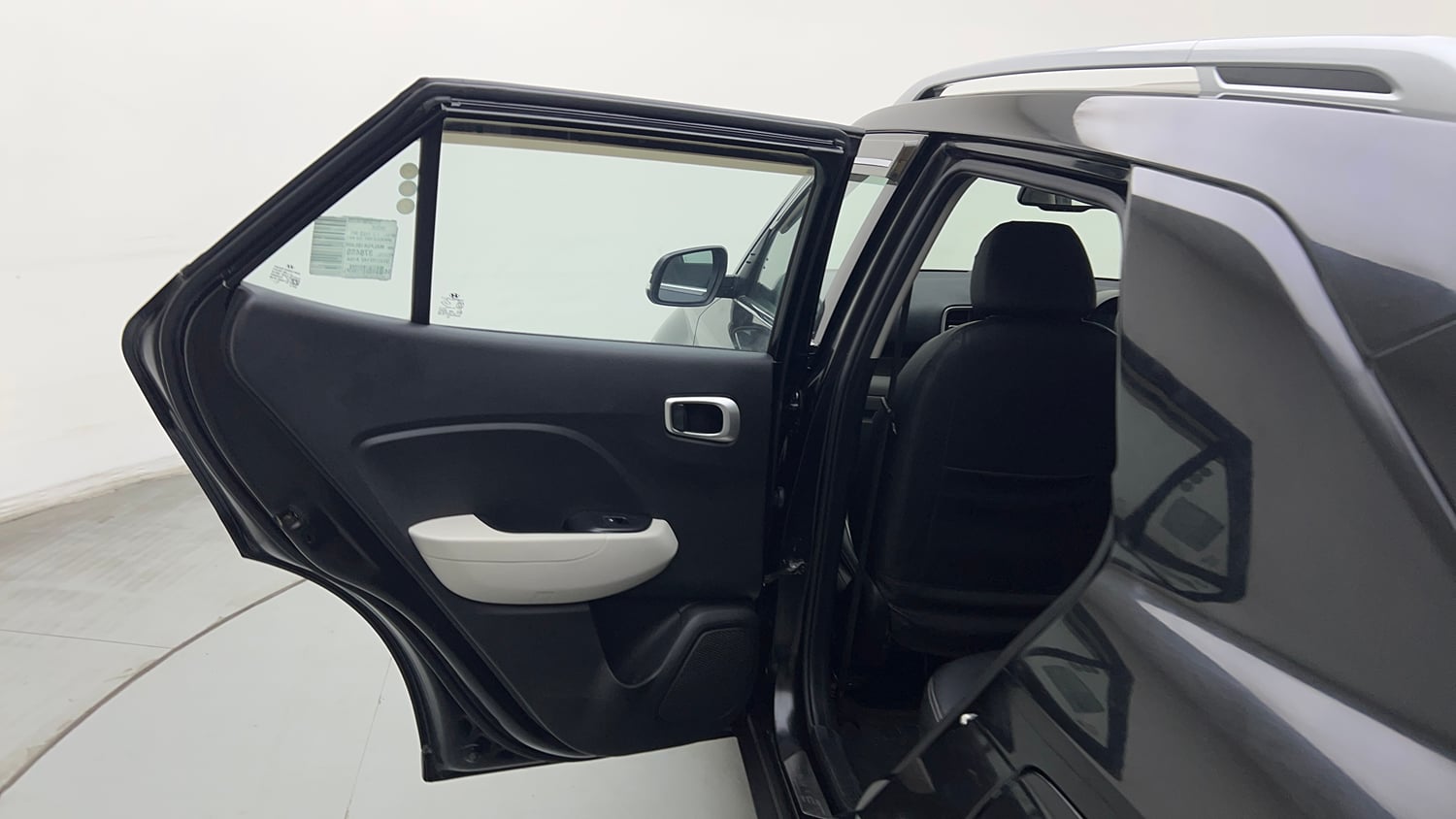 Used 2022 Hyundai Venue SX 1.2 Petrol Petrol Manual interior LEFT REAR DOOR OPEN VIEW