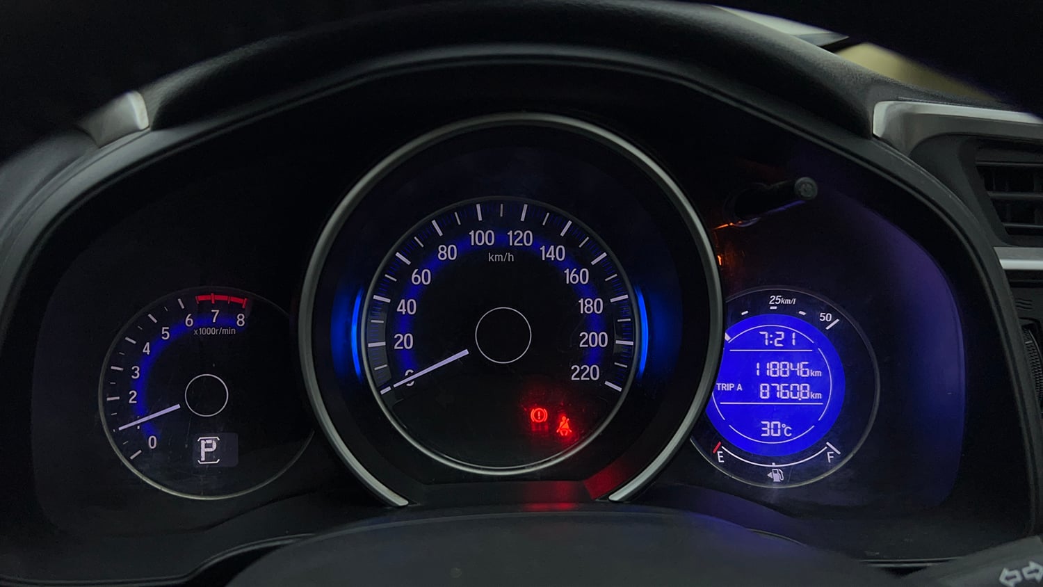 Used 2016 Honda Jazz V AT Petrol Petrol Automatic interior CLUSTERMETER VIEW