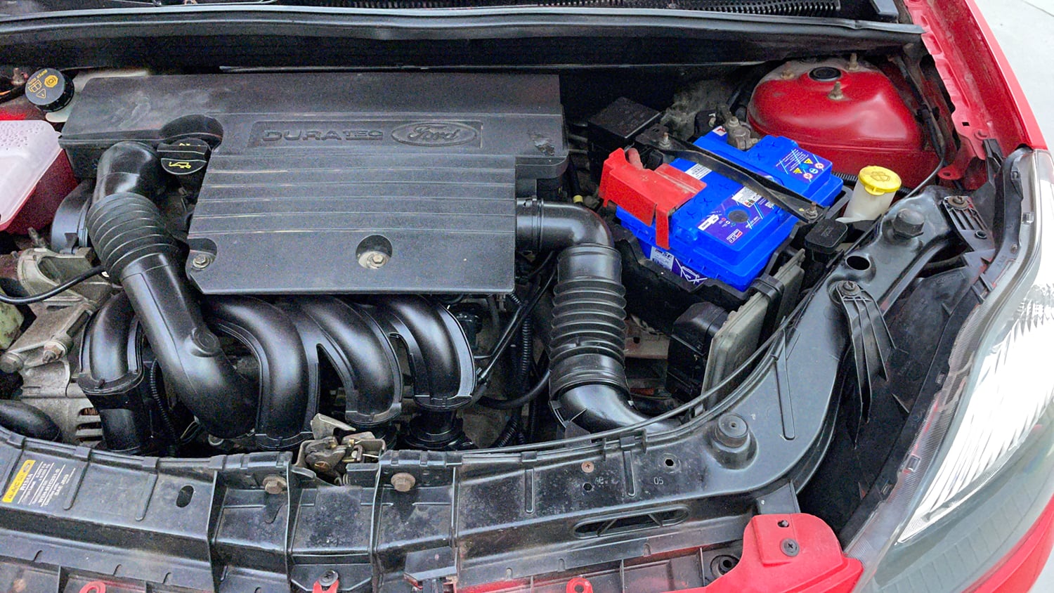 Used 2012 Ford Figo Duratec Petrol ZXI 1.2 Petrol Manual engine ENGINE LEFT SIDE VIEW