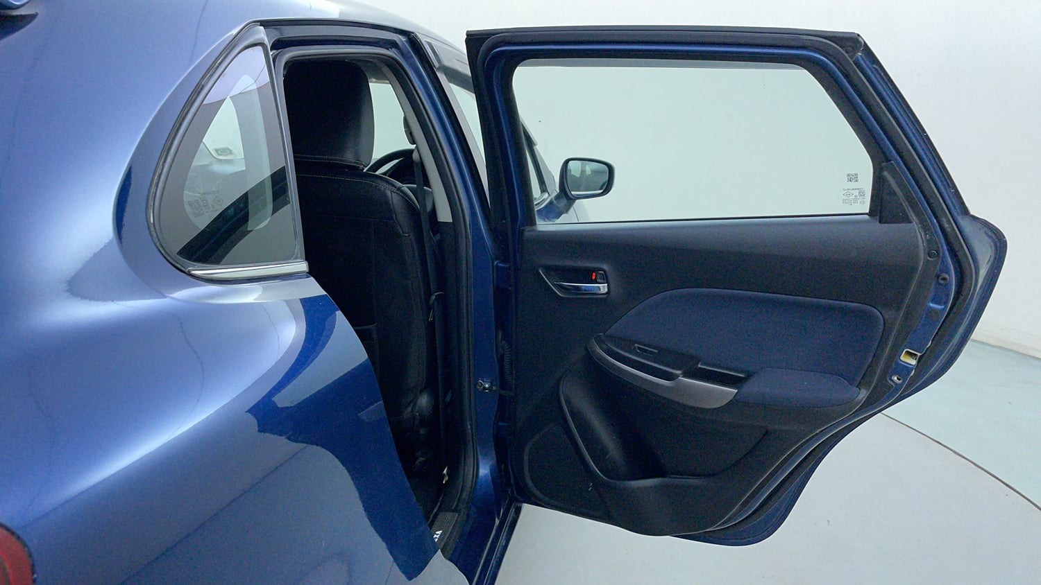 Used 2019 Maruti Suzuki Baleno Zeta 1.2 Petrol Manual interior RIGHT REAR DOOR OPEN VIEW