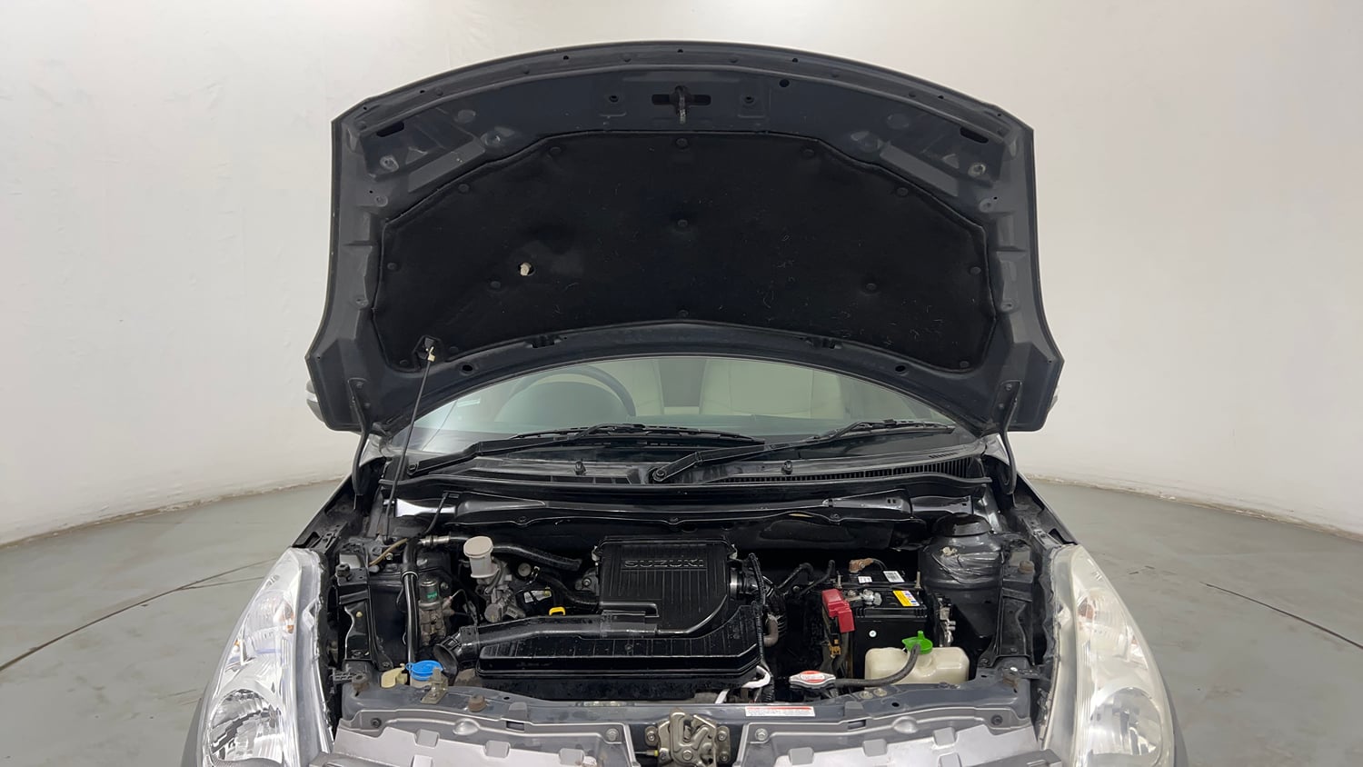 Used 2012 Maruti Suzuki Swift Dzire VXI Petrol Manual engine ENGINE & BONNET OPEN FRONT VIEW