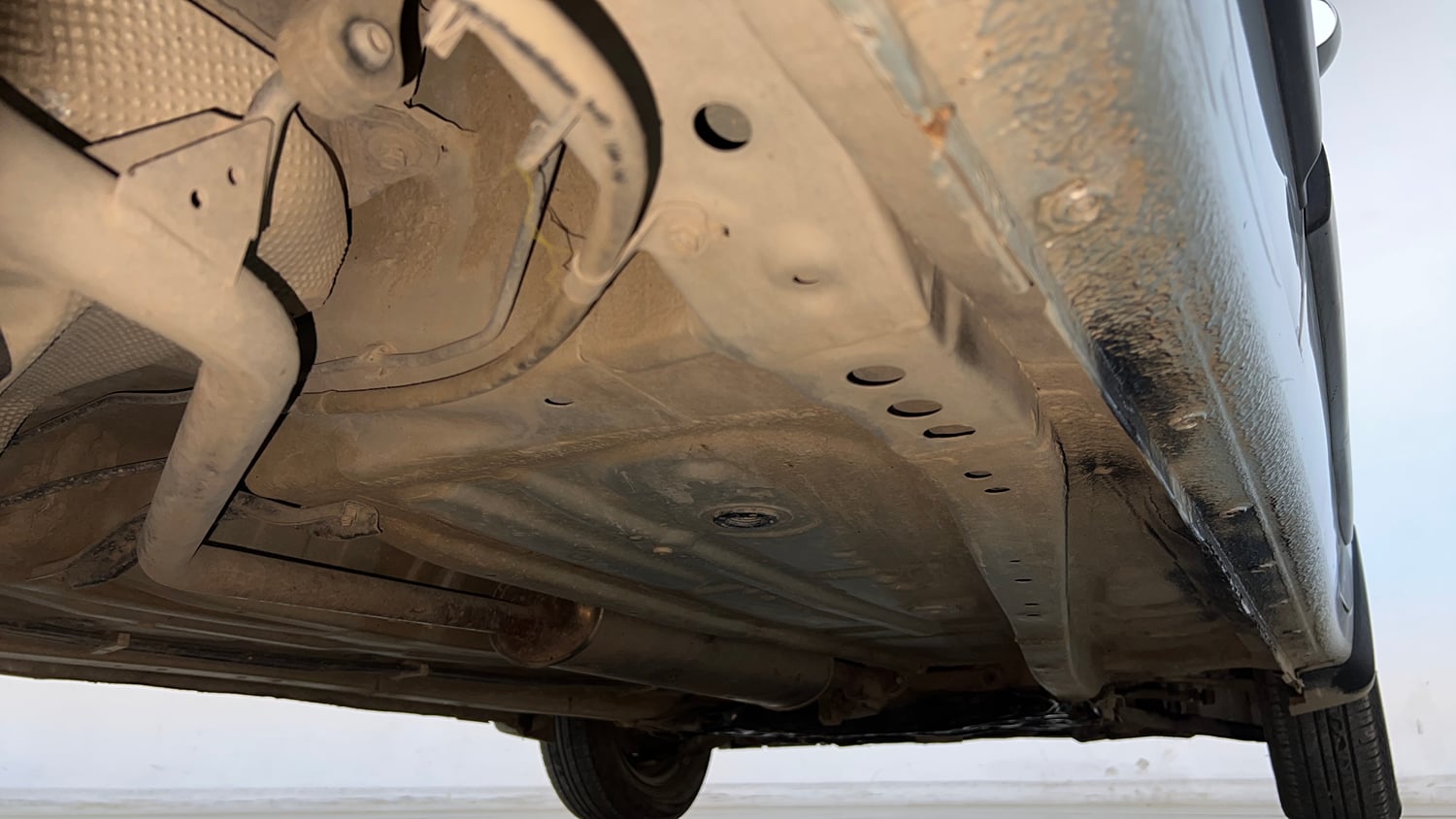 Used 2024 Maruti Suzuki Wagon R LXI 1.0 CNG Cng Manual extra REAR RIGHT UNDERBODY VIEW