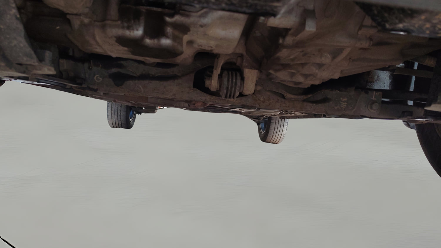 Used 2021 Honda WR-V SV MT Petrol Petrol Manual extra FRONT LEFT UNDERBODY VIEW